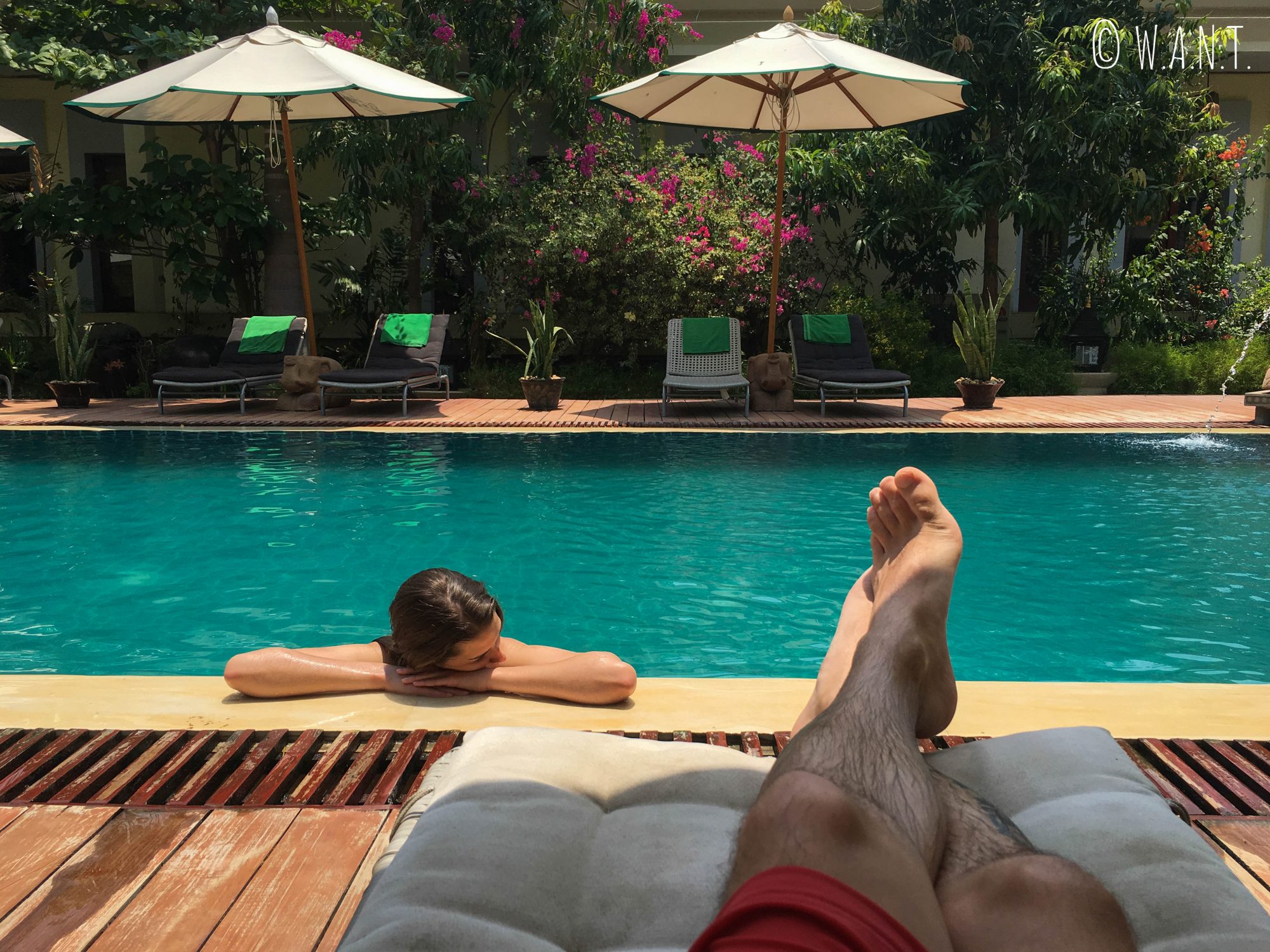 Journée détente à la piscine du My Bagan Residence by Amata