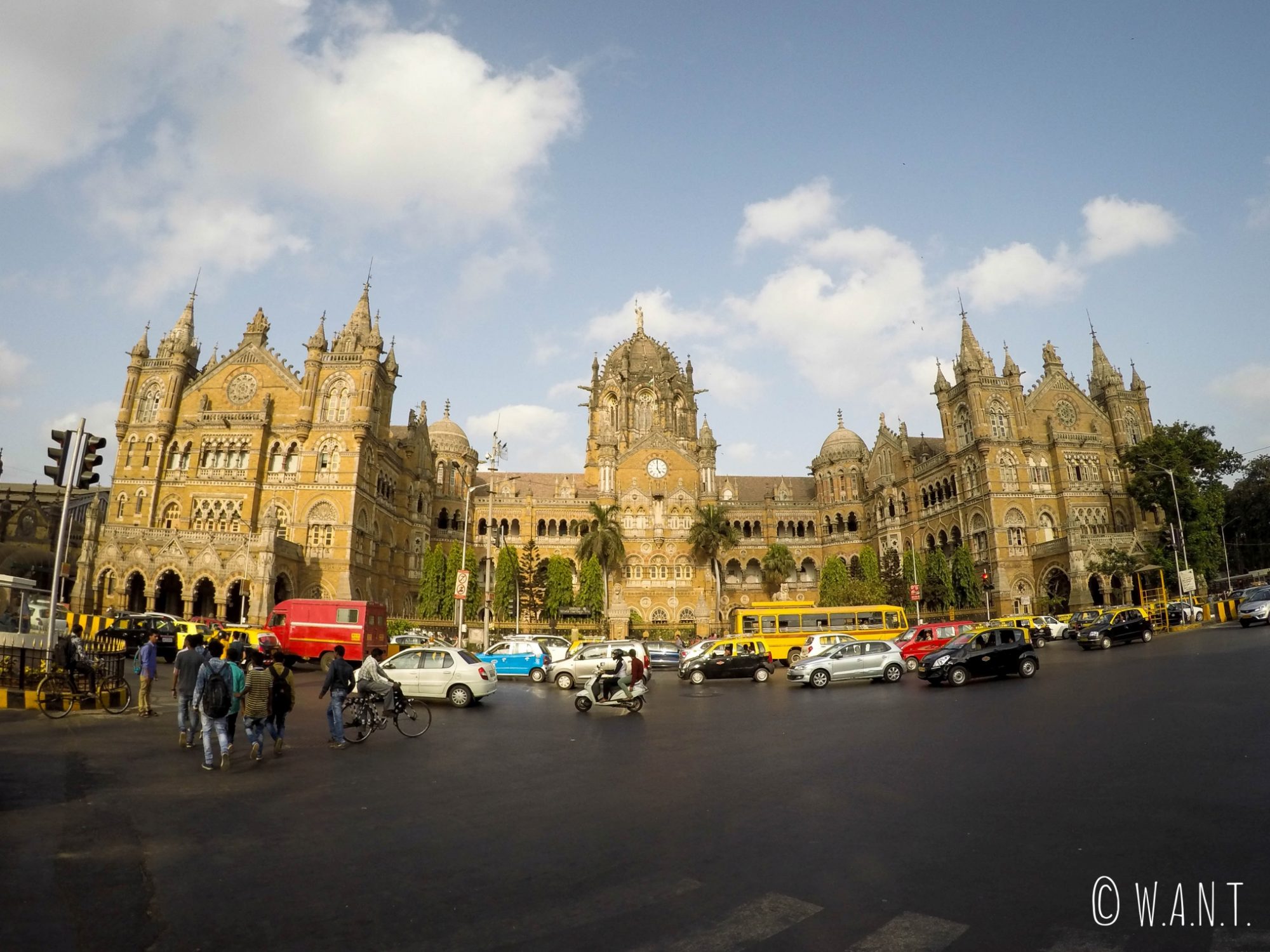Panorama de la gare Chhatrapati Shivaji Terminus
