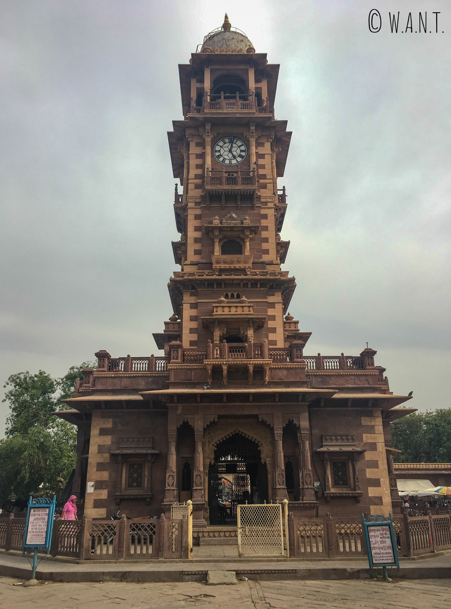 Clocktower au coeur du marché Sadar, dans le centre de Jodhpur
