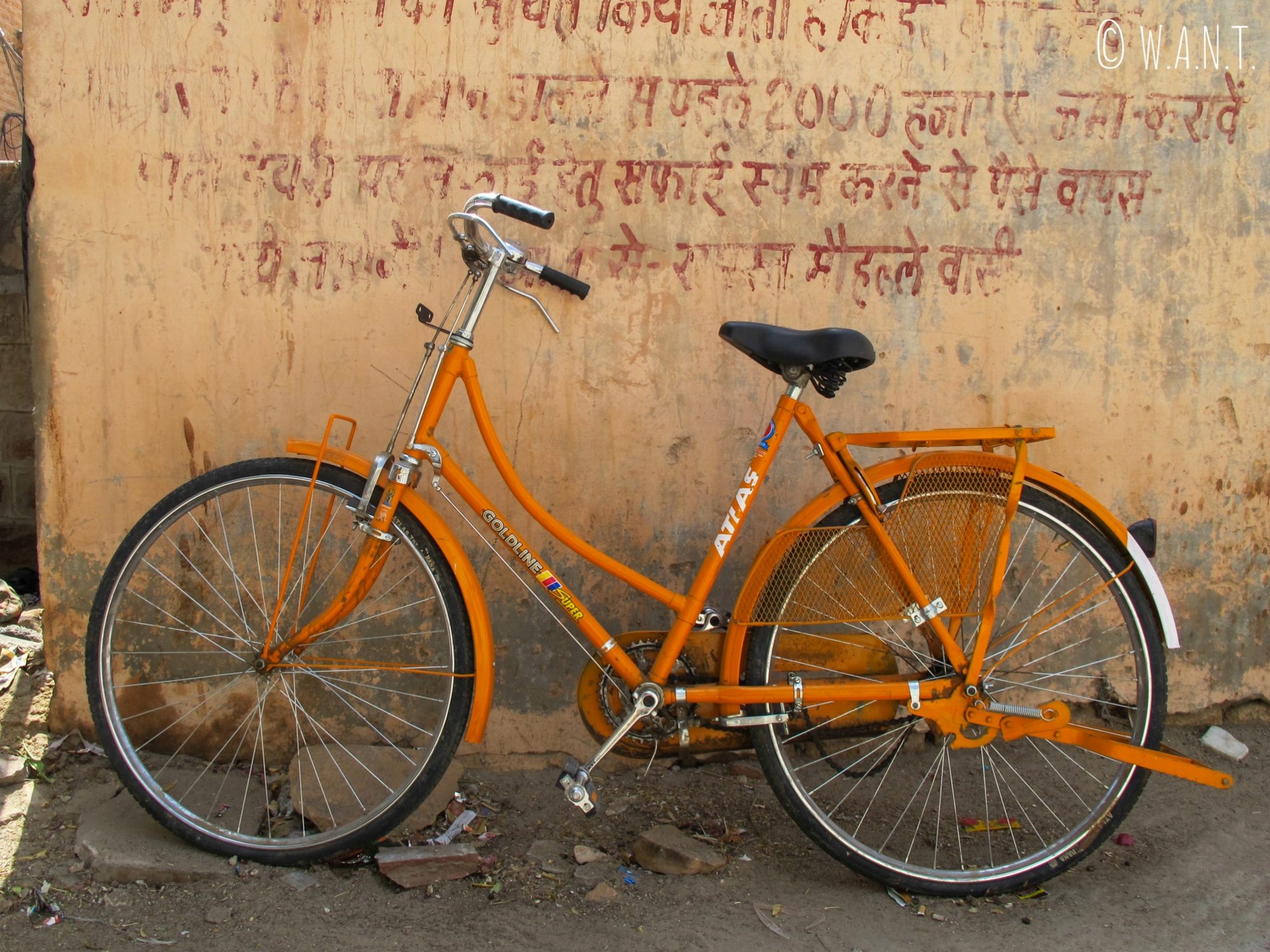 Le vélo est un moyen de transport très apprécié dans les rues de Jodhpur, malgré la chaleur !