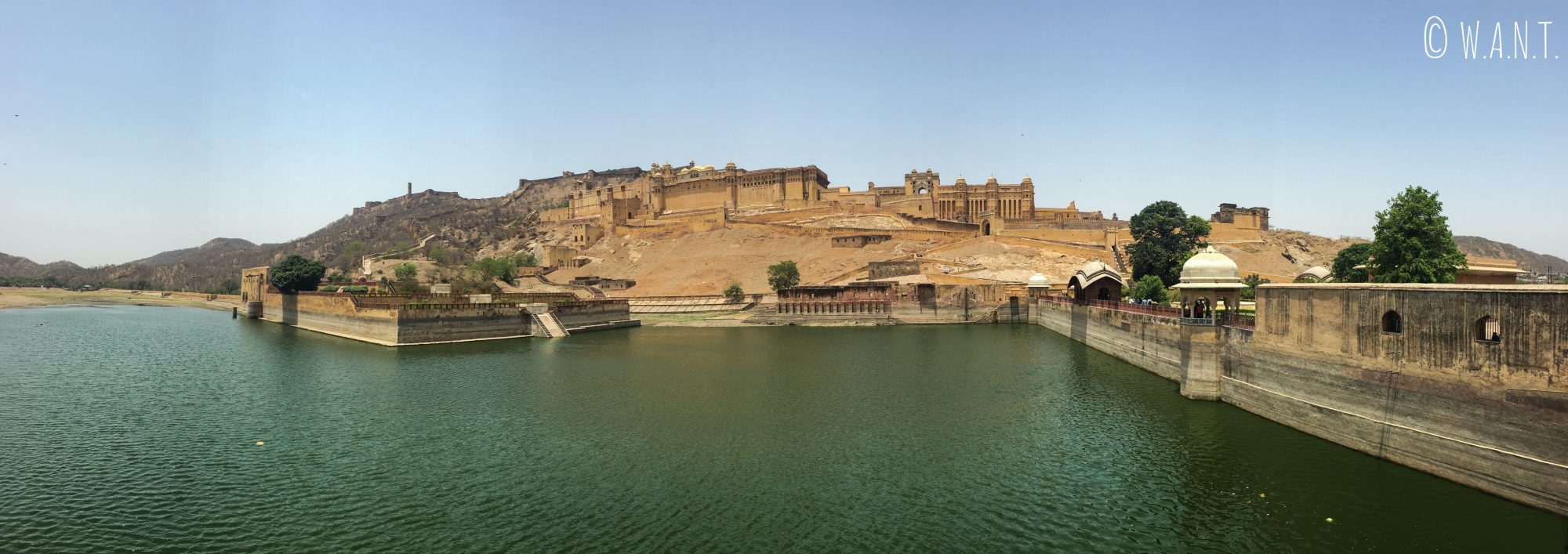 Panorama du Fort d'Amber situé à 11 kilomètres de Jaipur
