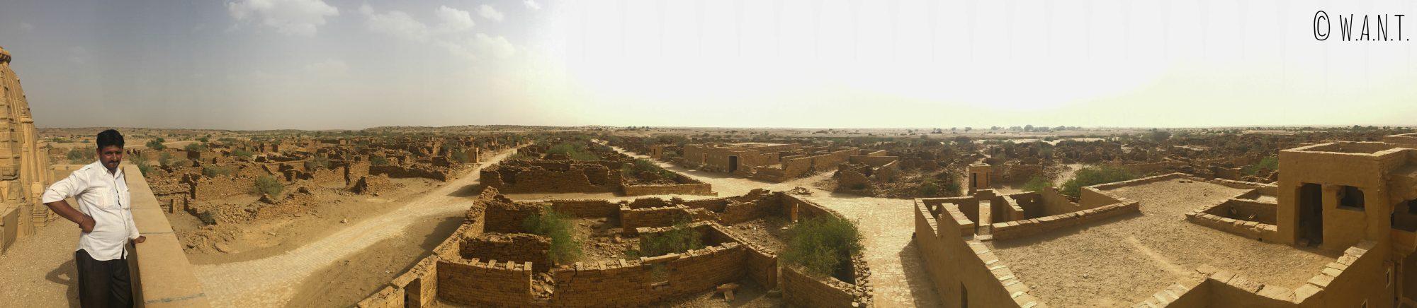 Panorama du Village vide de Kuldhara