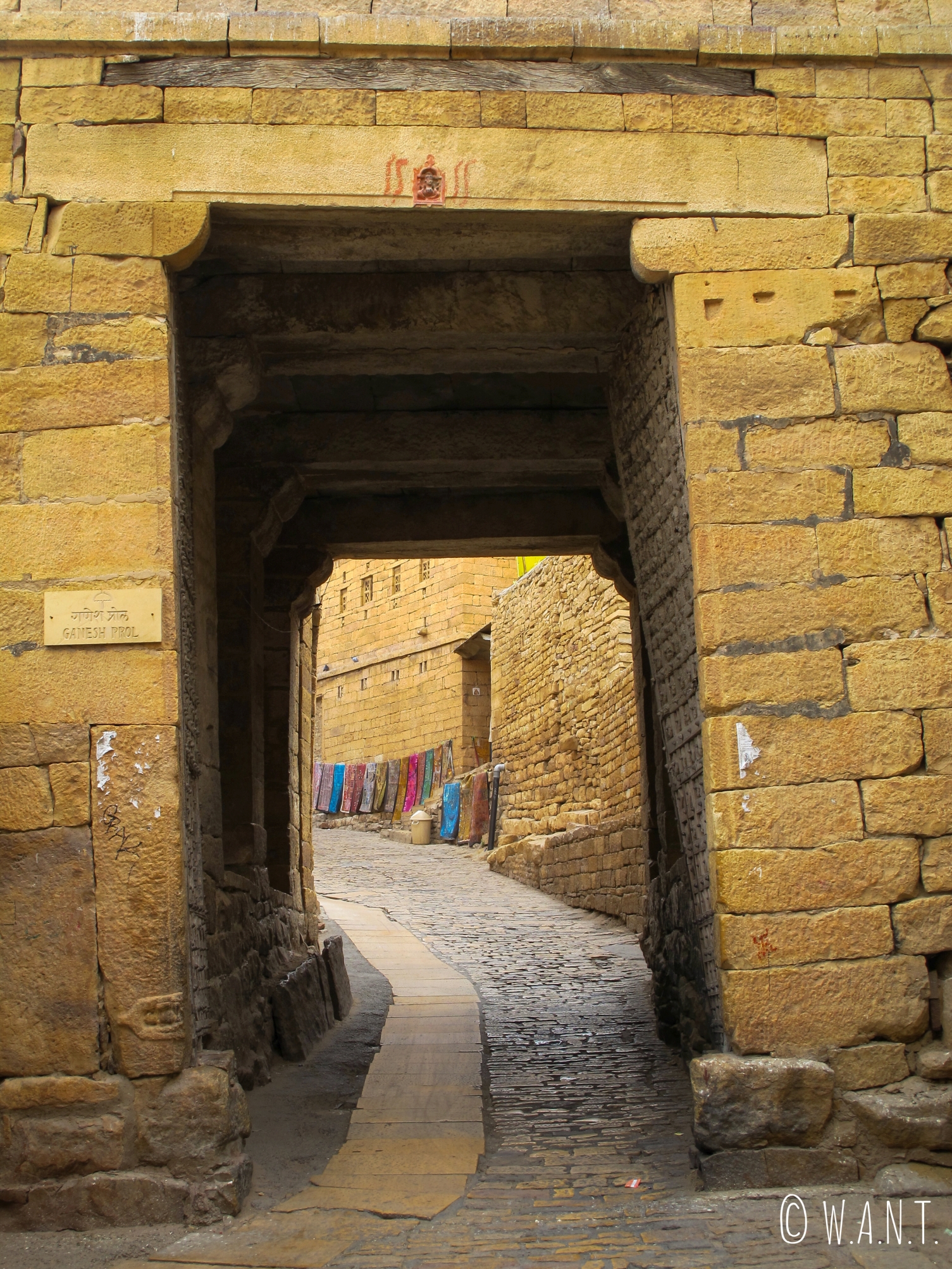 Porte Ganesh, la troisième porte afin d'entrer dans l'enceinte du fort de Jaisalmer