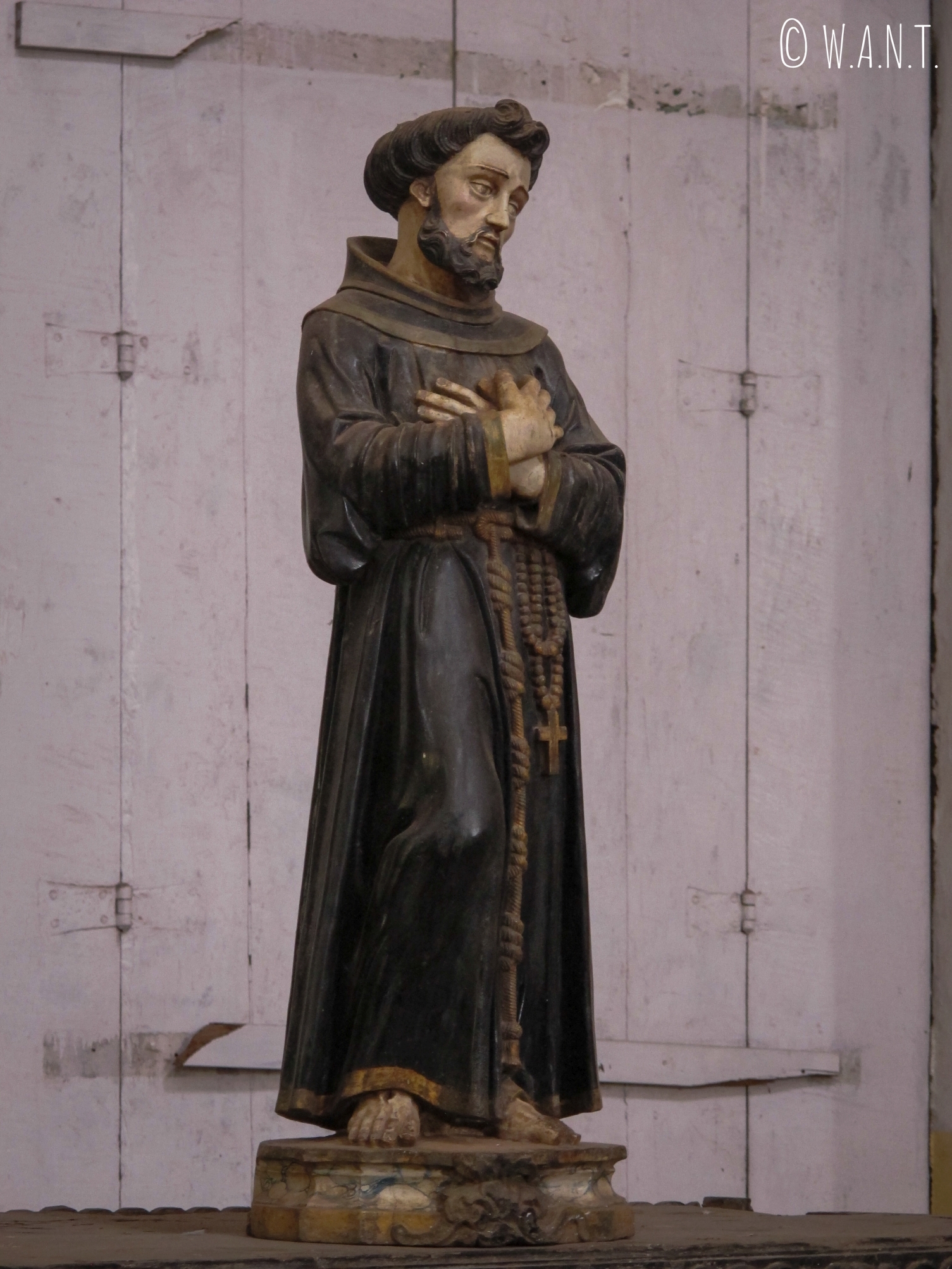 Représentation de Saint François d'Assise dans la cathédrale éponyme