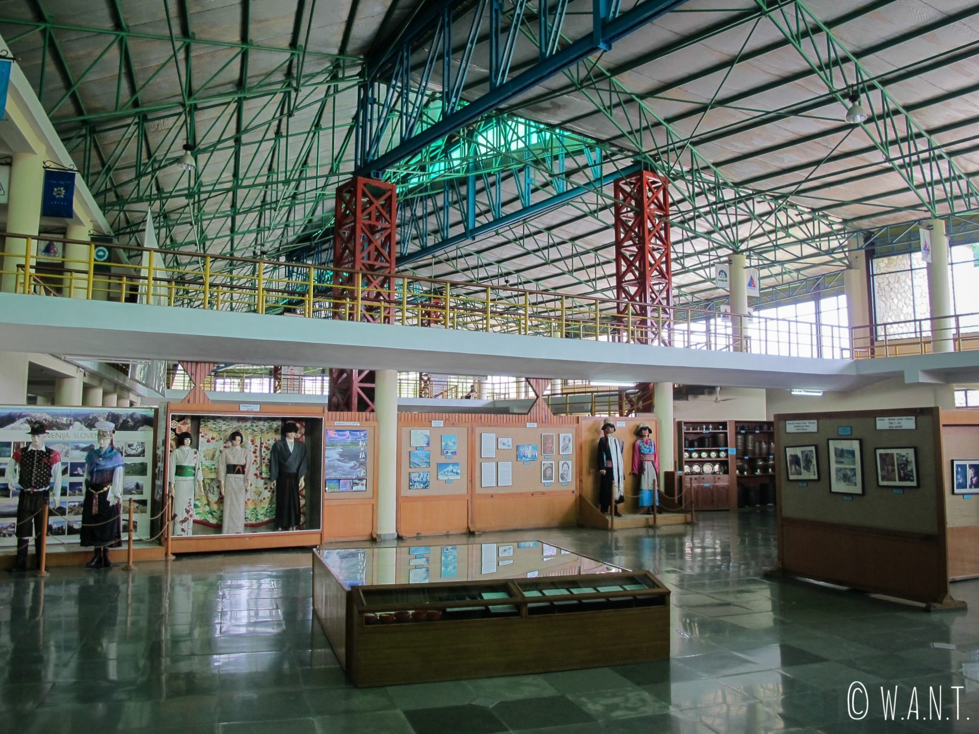 A l'intérieur de l'International Mountain Museum de Pokhara