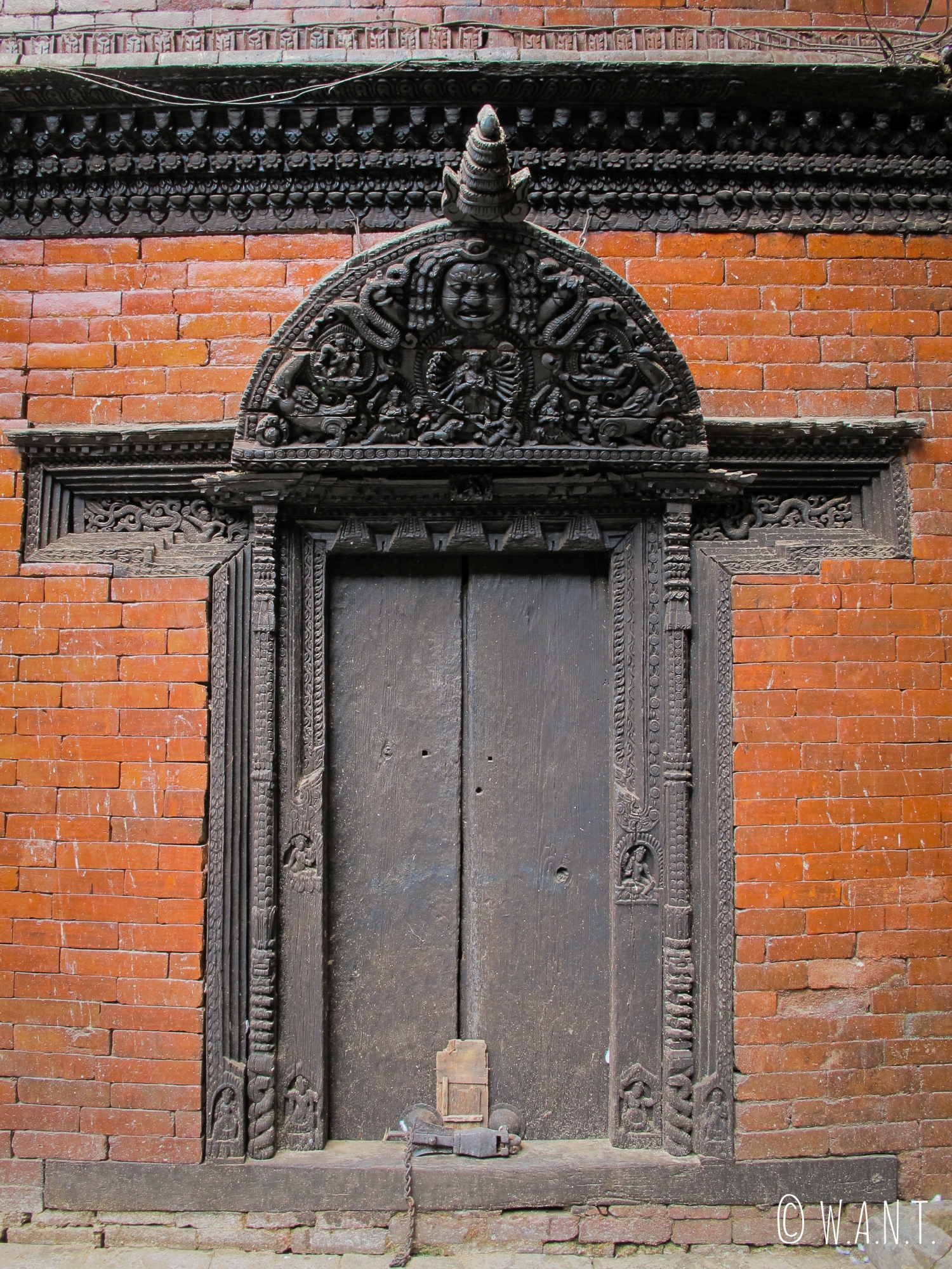 Porte sur Durbar Square à Katmandou