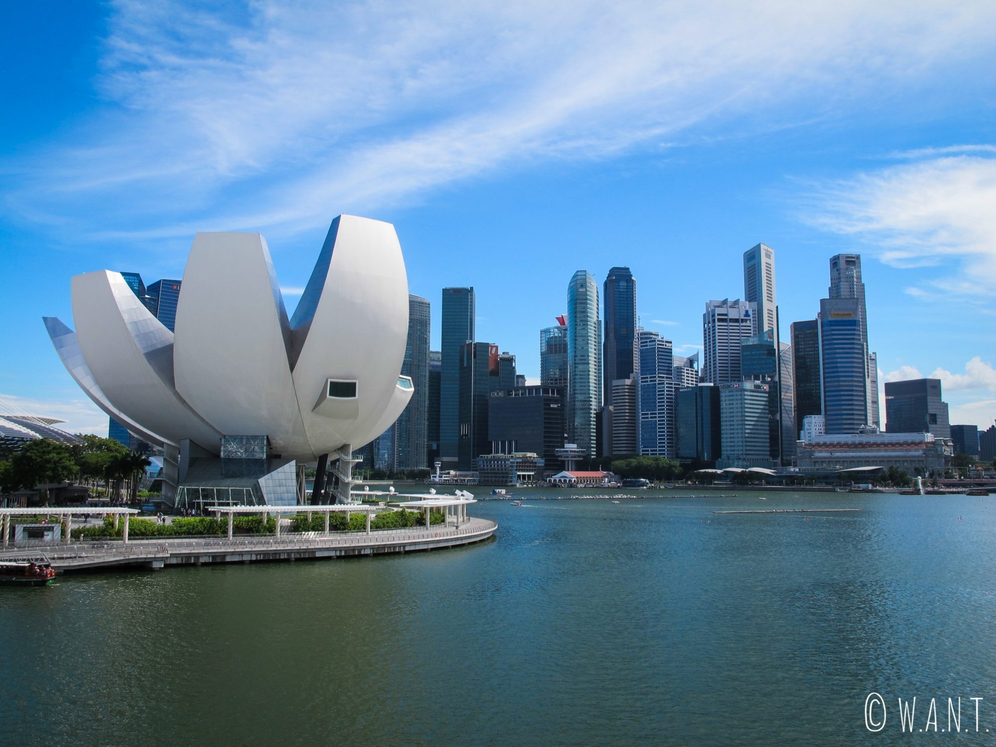 ArtScience Museum et Skyline de Singapour