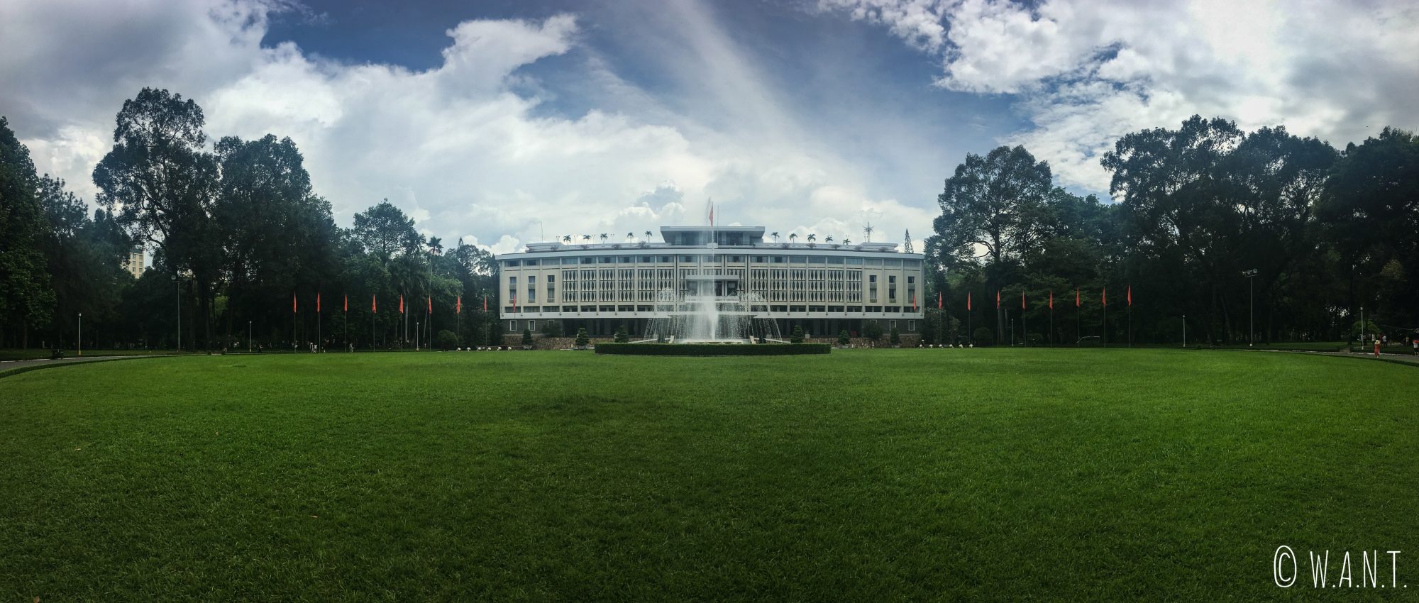 Façade du Palais de l'Indépendance de Saïgon
