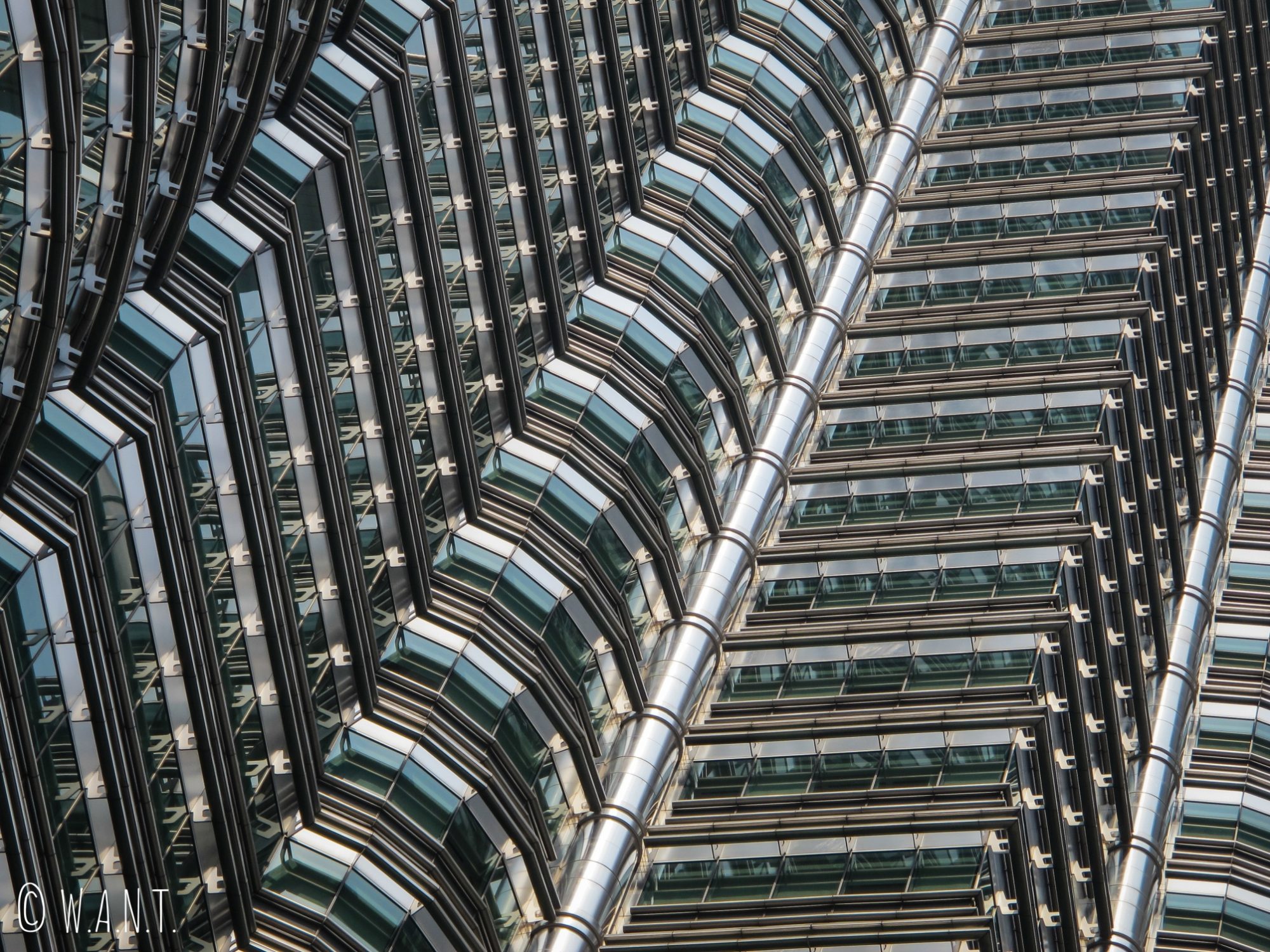 Gors plan sur la sublime architecture des tours jumelles Petronas