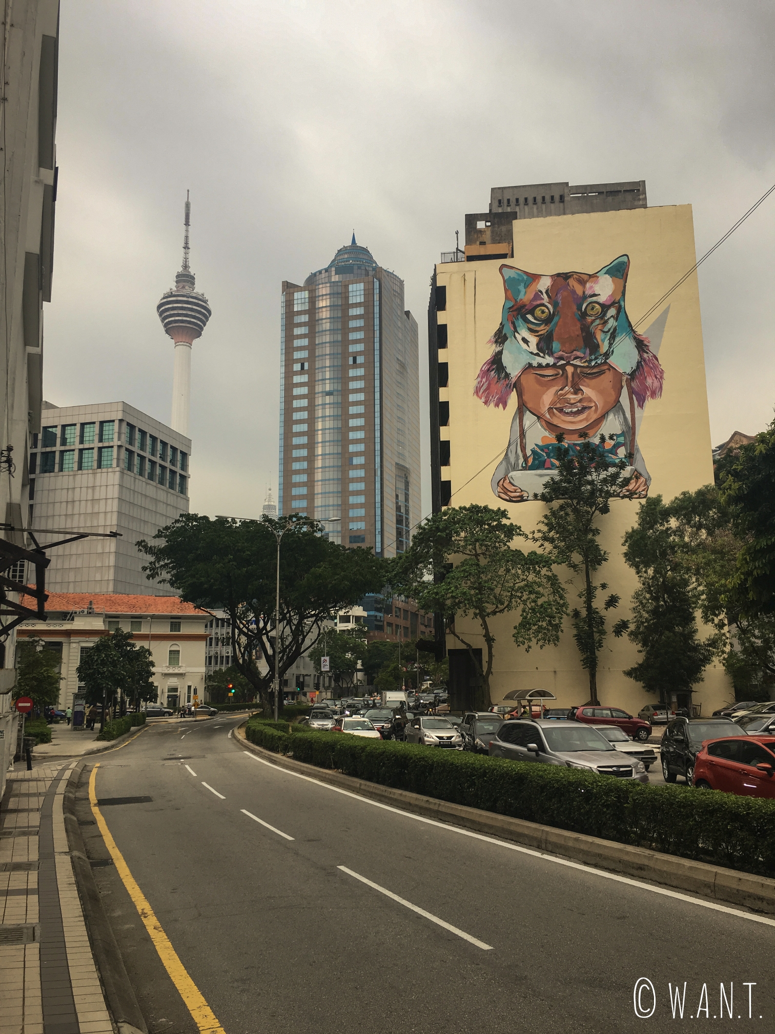 L'art de rue a aussi sa place dans les rues de Kuala Lumpur
