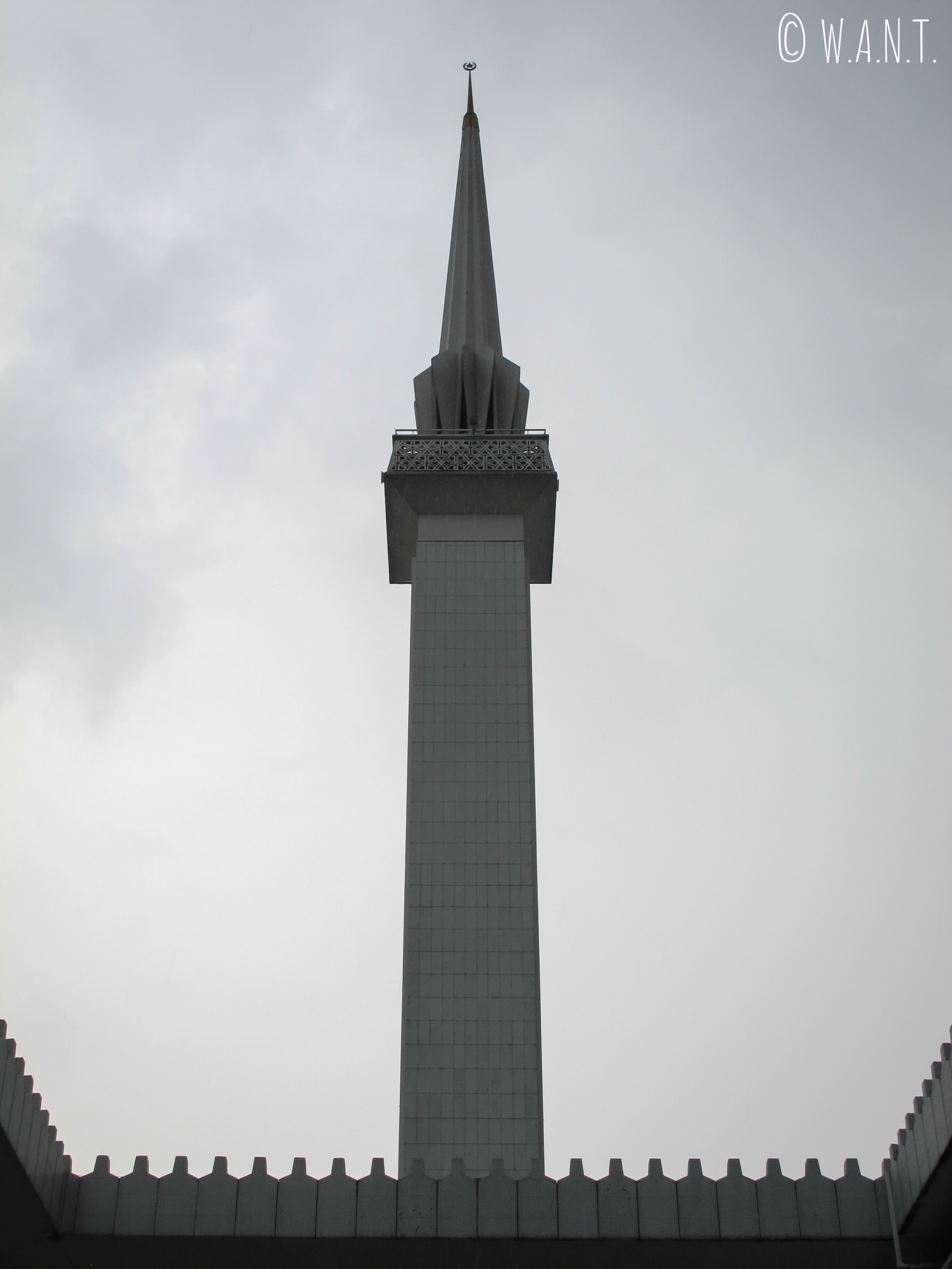 Minaret de National Mosque de Kuala Lumpur