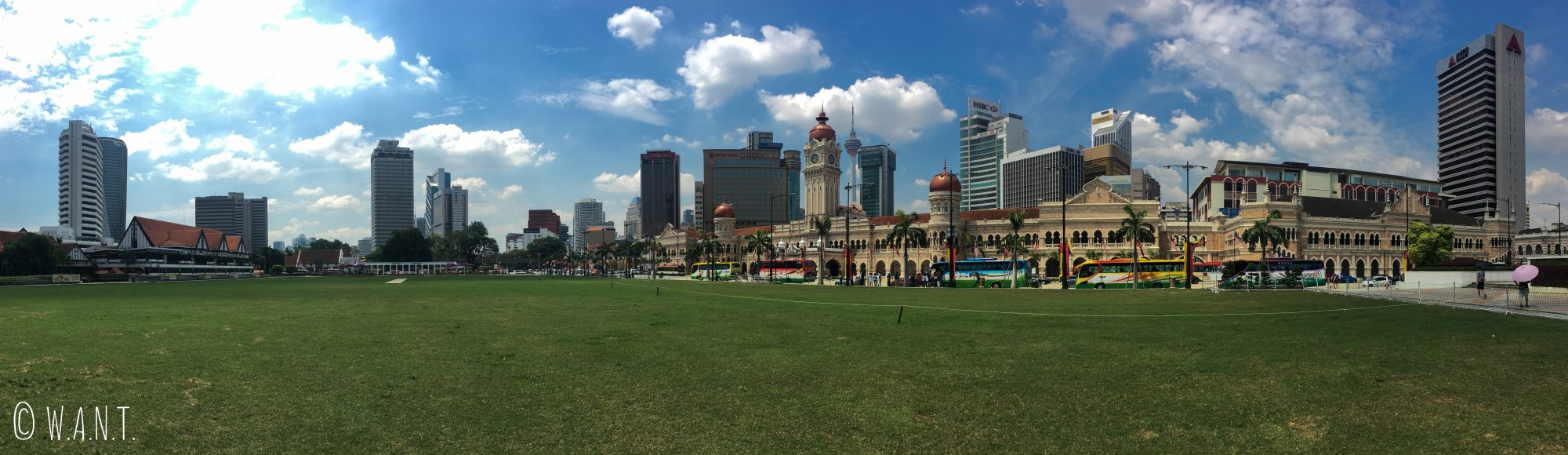 Panorama de Merdeka Square à Kuala Lumpur