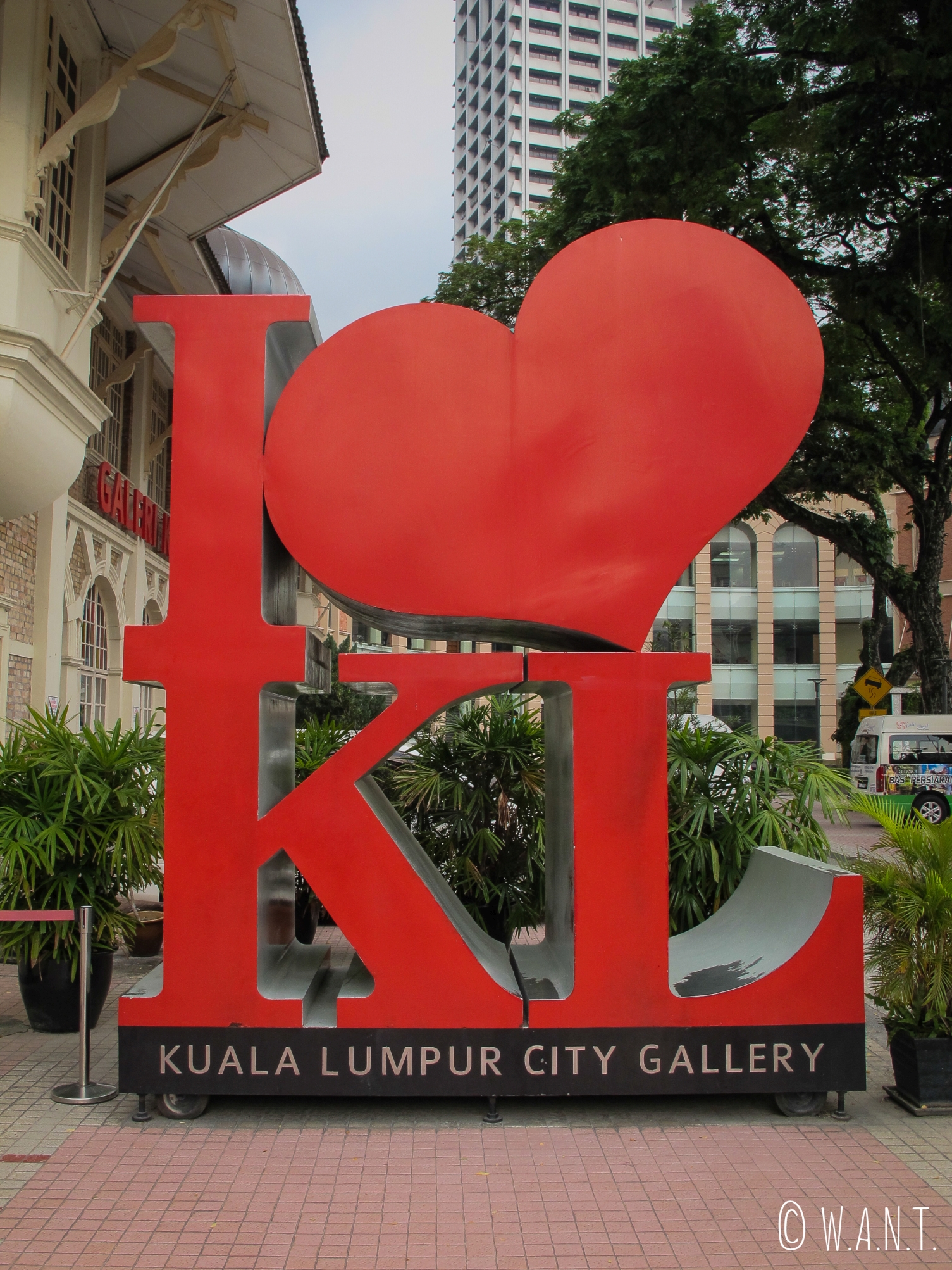 Symbole de Kuala Lumpur, installé devant le KL City Gallery, le plus photographié de la ville