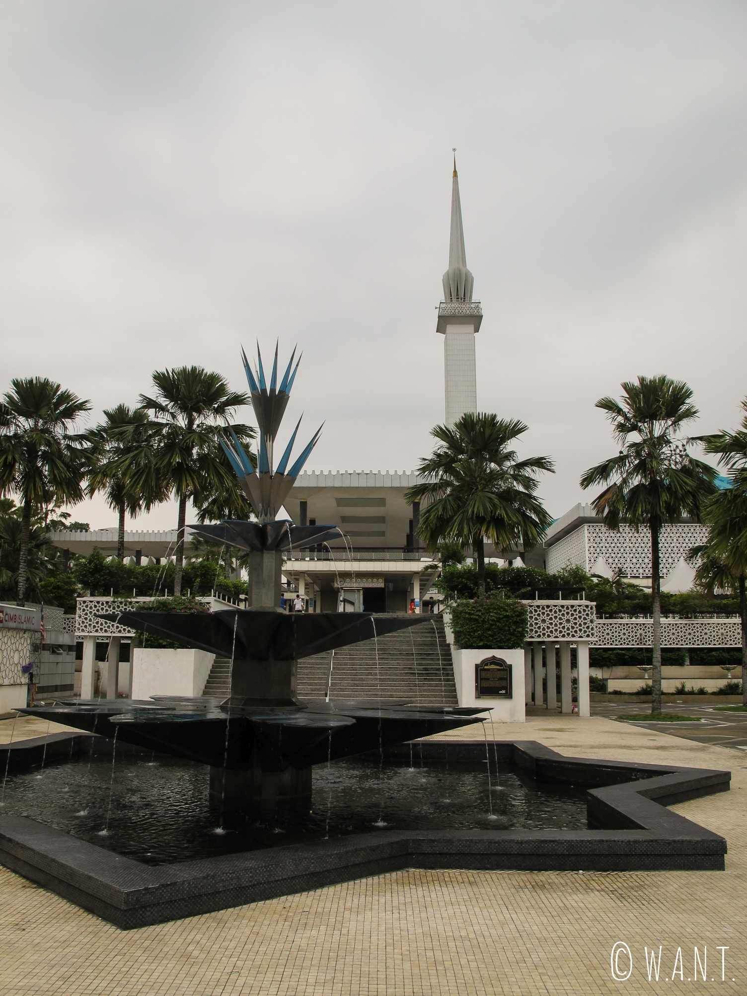 Vue sur National Mosque de Kuala Lumpur