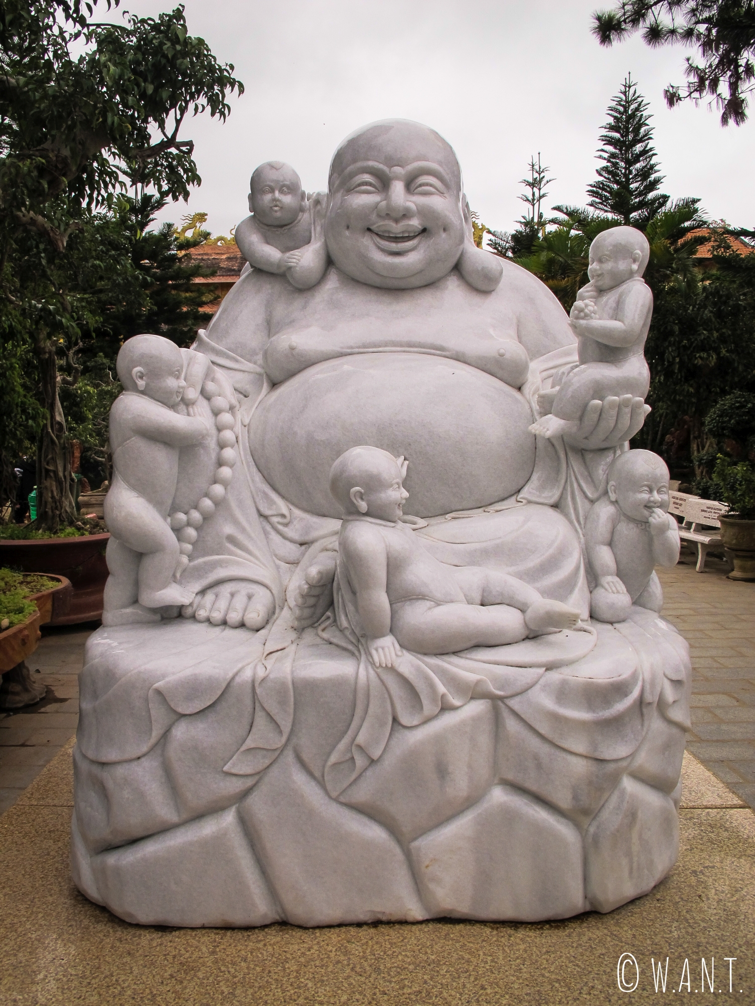 Bouddha rieur du Van Hanh Temple de Da Lat