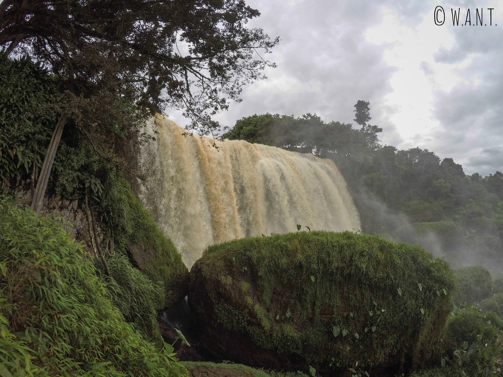 Elephant Waterfall vue d'en bas à quelques kilomètres de Da Lat