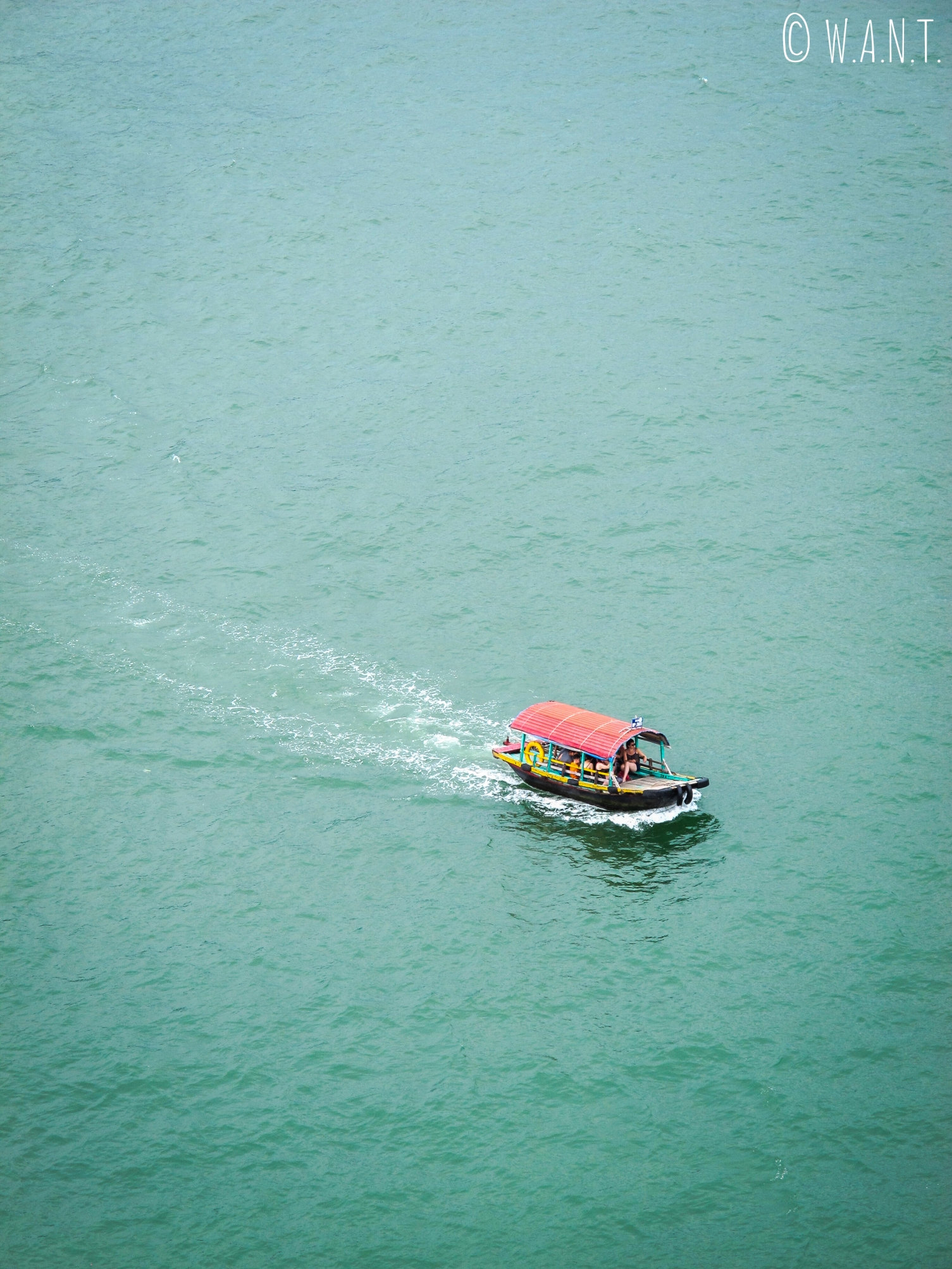 Embarcation de pêcheurs dans la Baie de Lan Ha