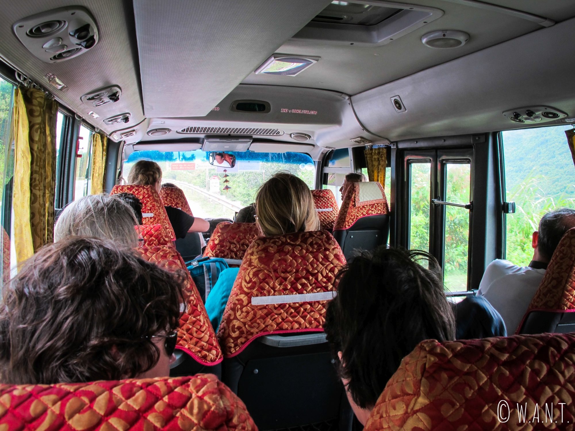 Nous partons en minibus pour notre excursion dans la DMZ