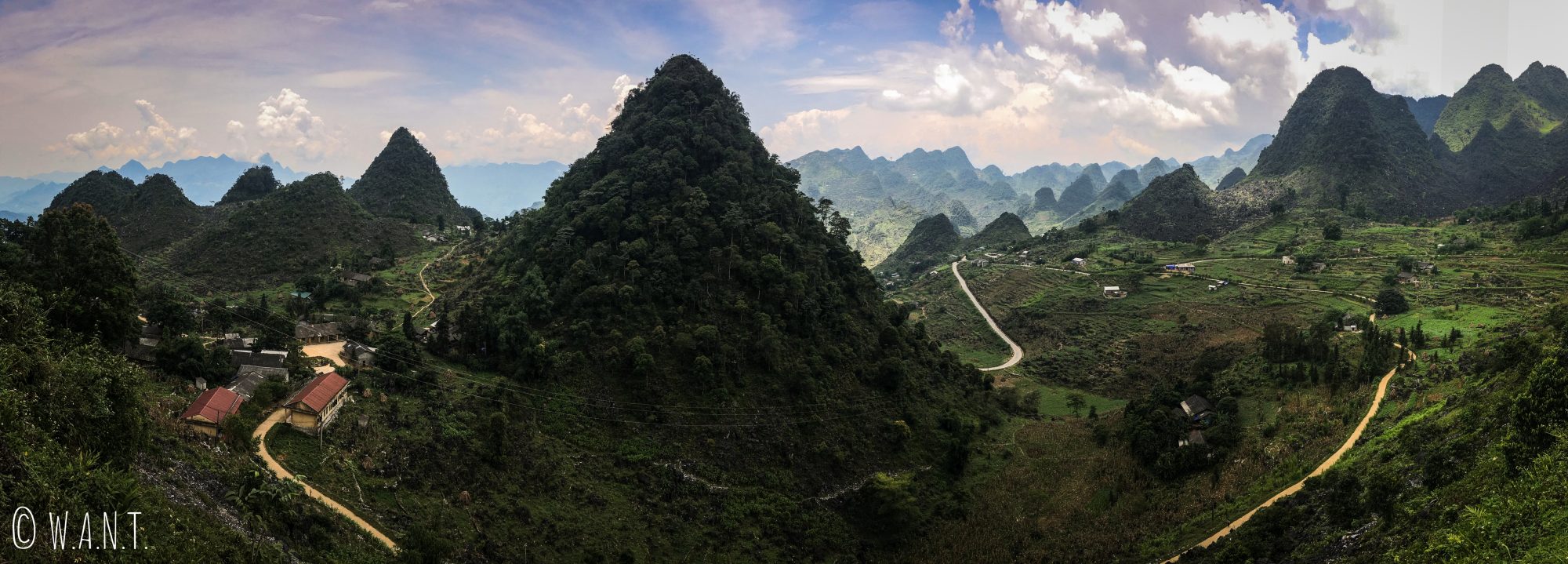 Panorama sur la route entre Meo Vac et Yen Minh