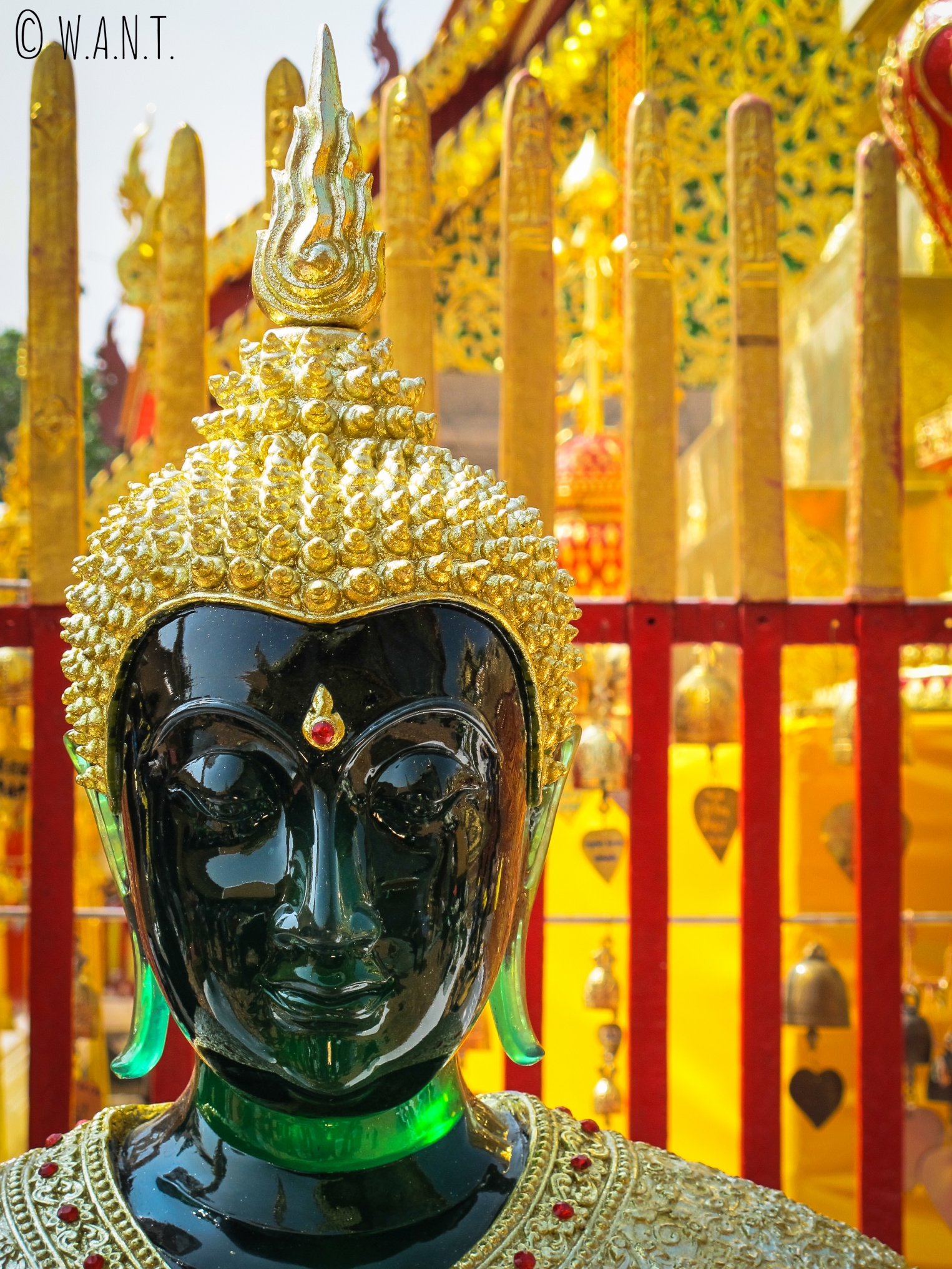 Bouddha de jade du Wat Phrathat Doi Suthep de Chiang Mai