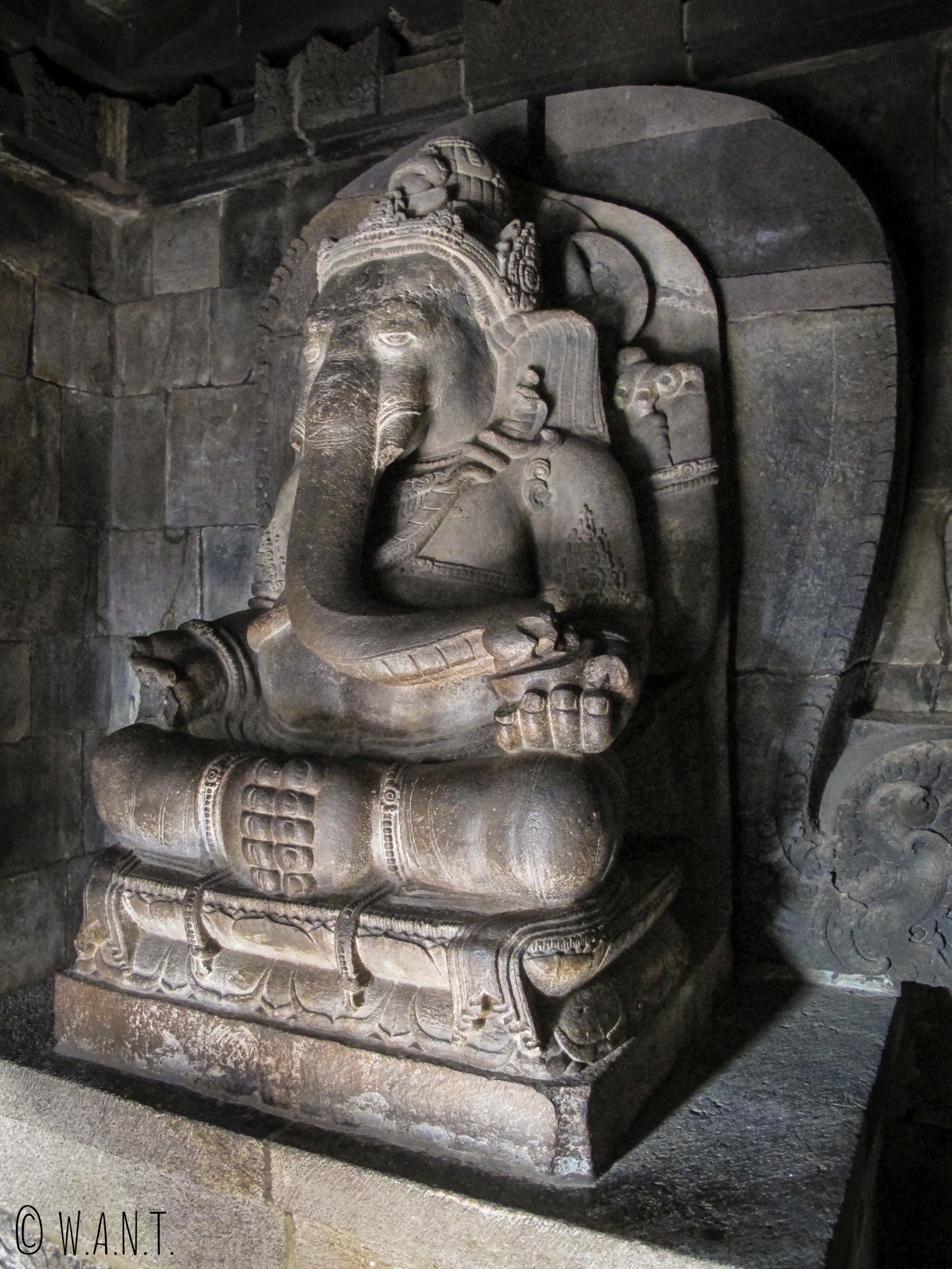 Statue de Ganesh au temple de Prambanan
