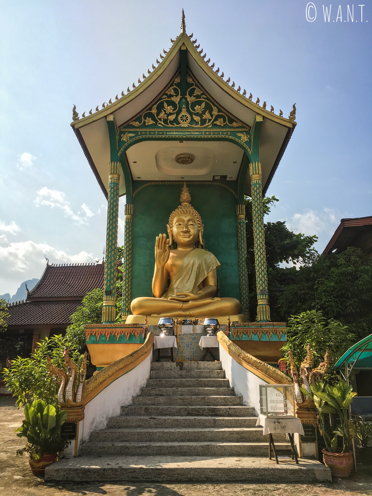 Bouddha du Wat Thah de Vang Vieng