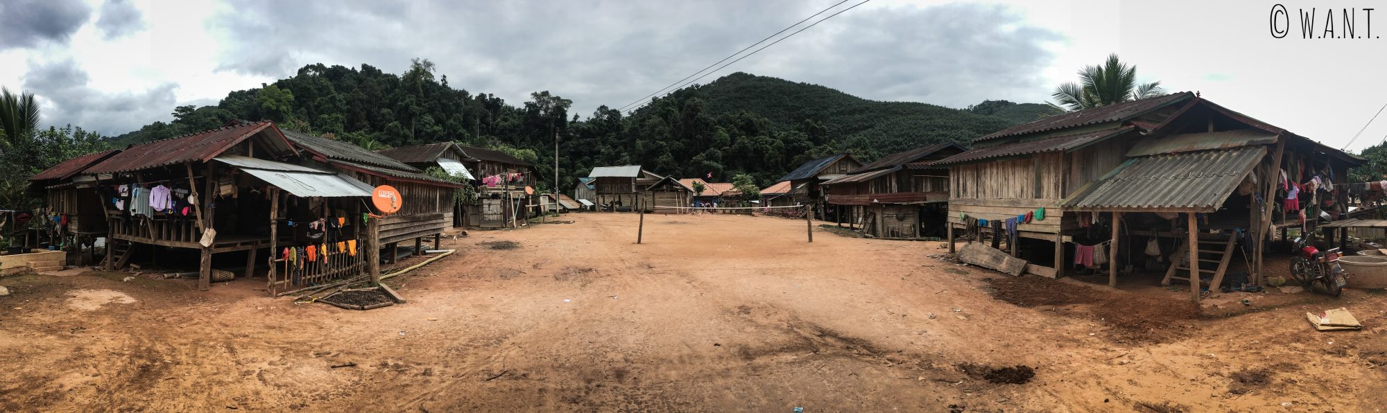 Panorama d'un village près de Luang Namtha