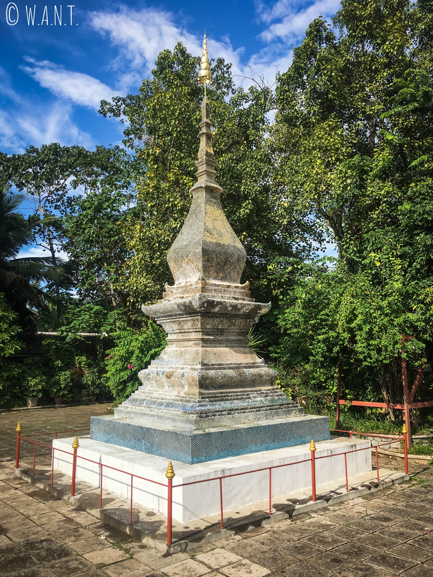 Stupa au Vat Xieng Thong de Luang Prabang
