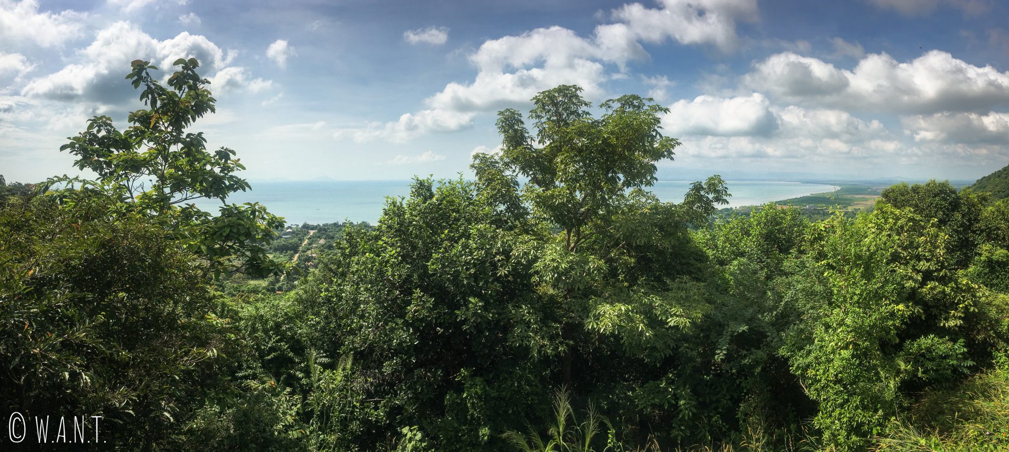 Panorama depuis le premier point de vue du Parc National de kep