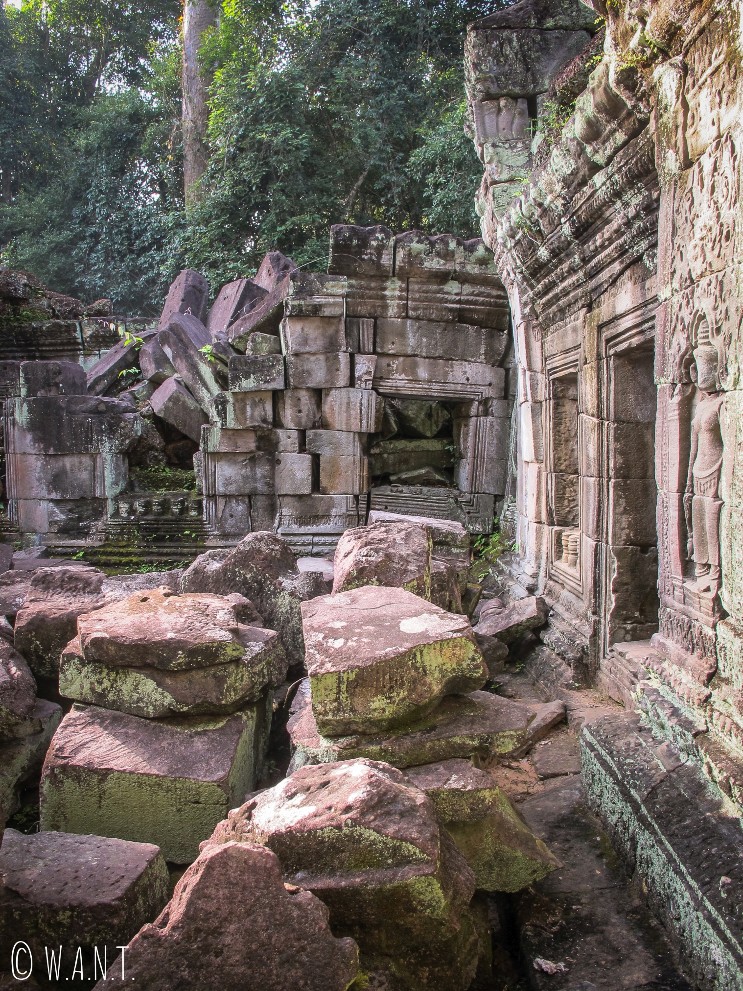 Ruines du temple Preah Khan à Angkor