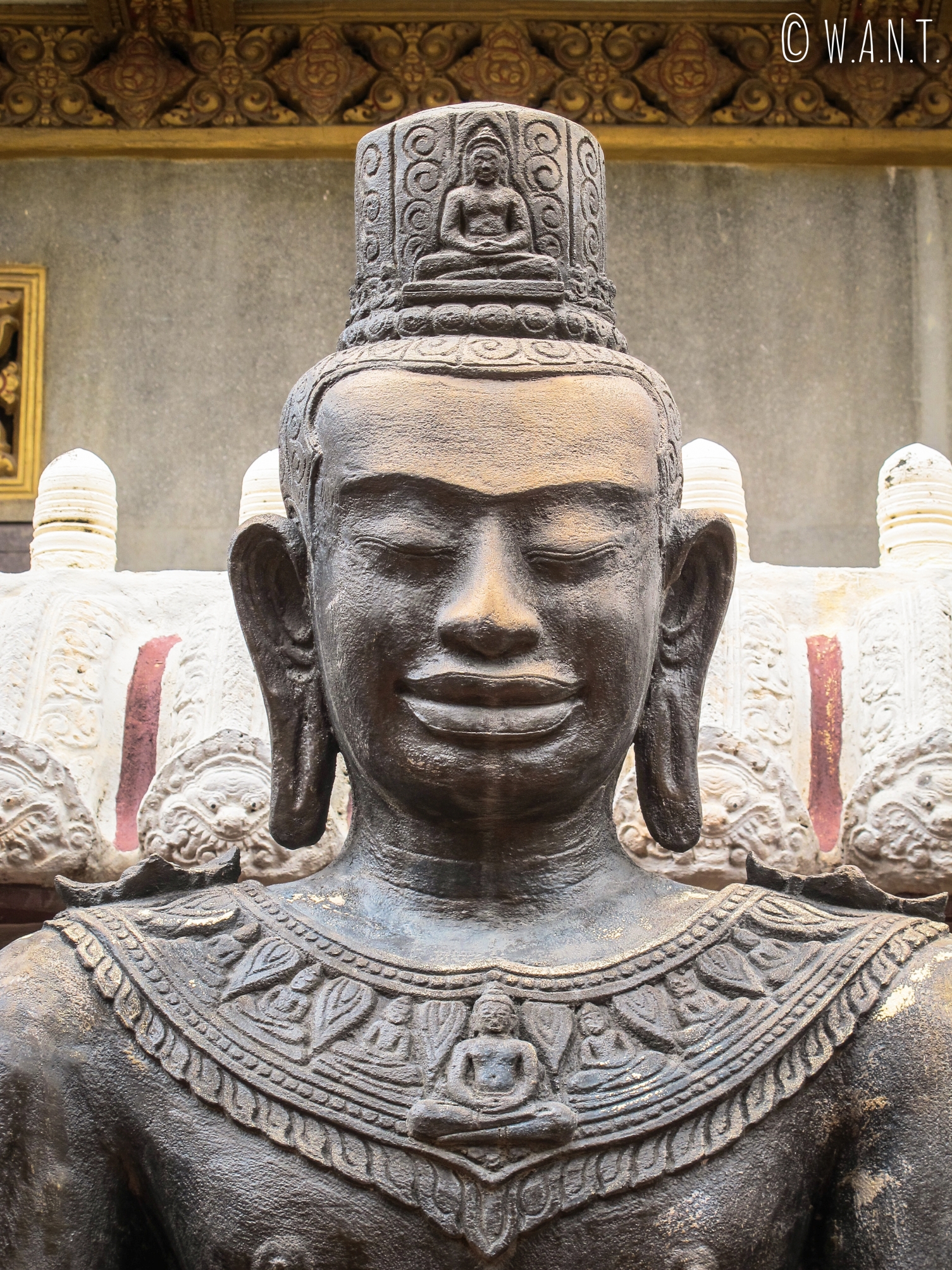 Statue du Wat Ounalom de Phnom Penh