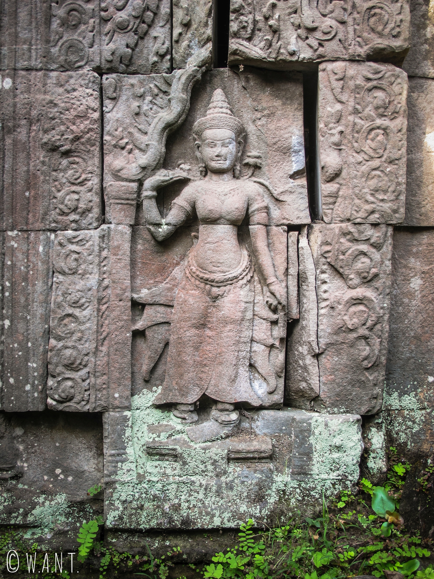 Statue du temple Preah Khan à Angkor