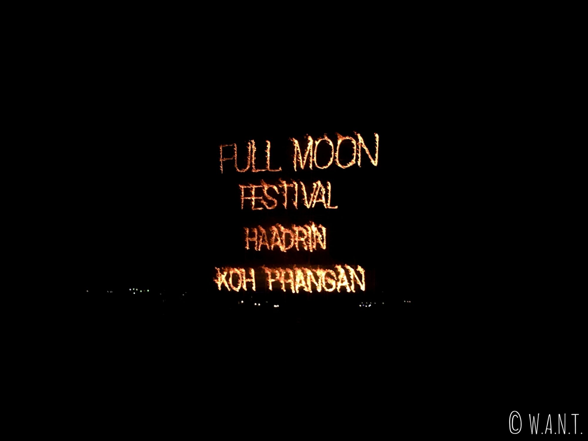 Nous étions à la première Full Moon Party de l'année à Koh Phangan