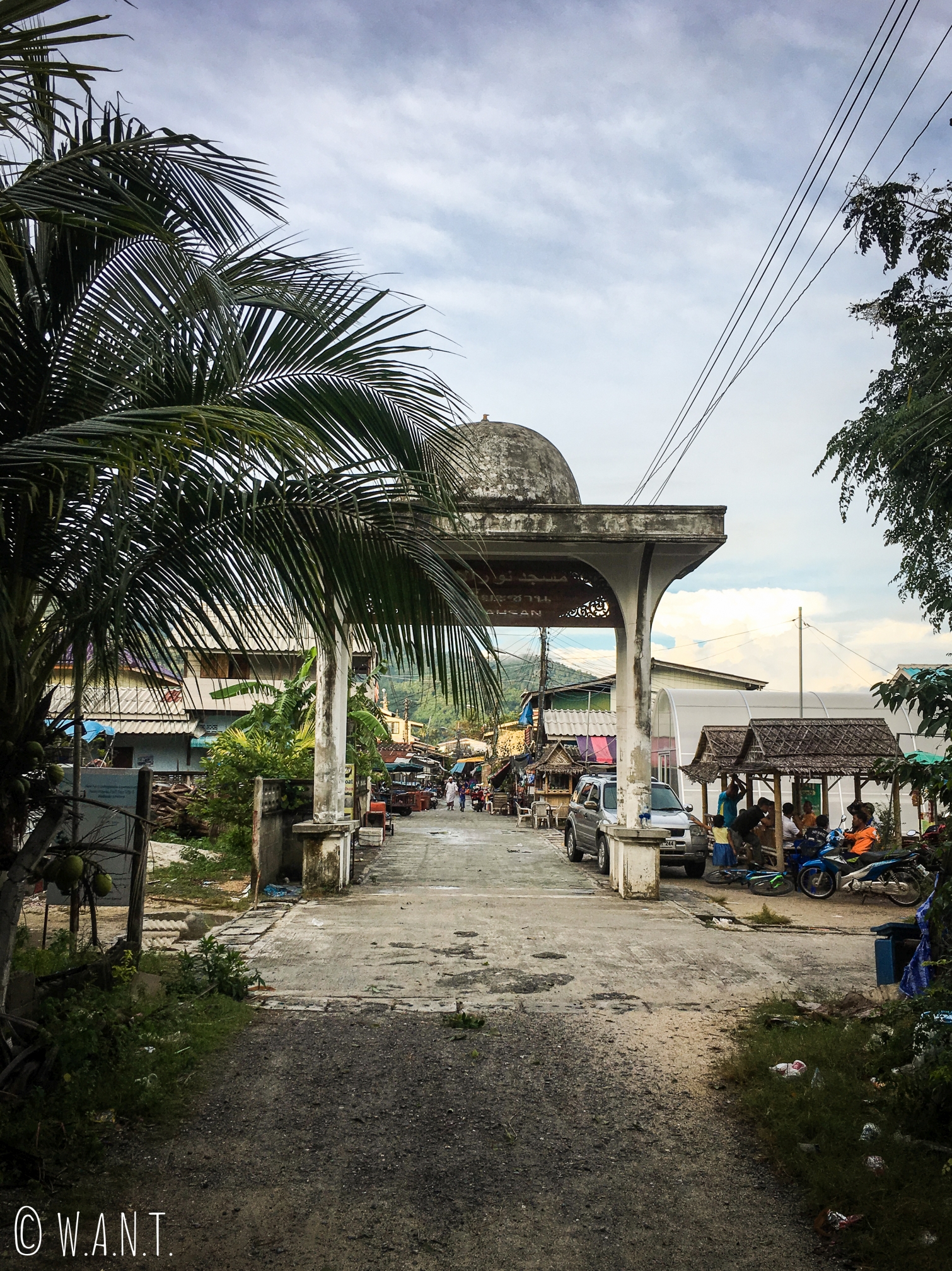 Porte d'accès au village musulman de Koh Samui