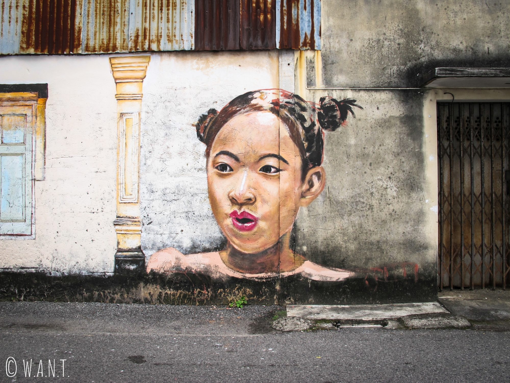 Art de rue dans le vieux Phuket
