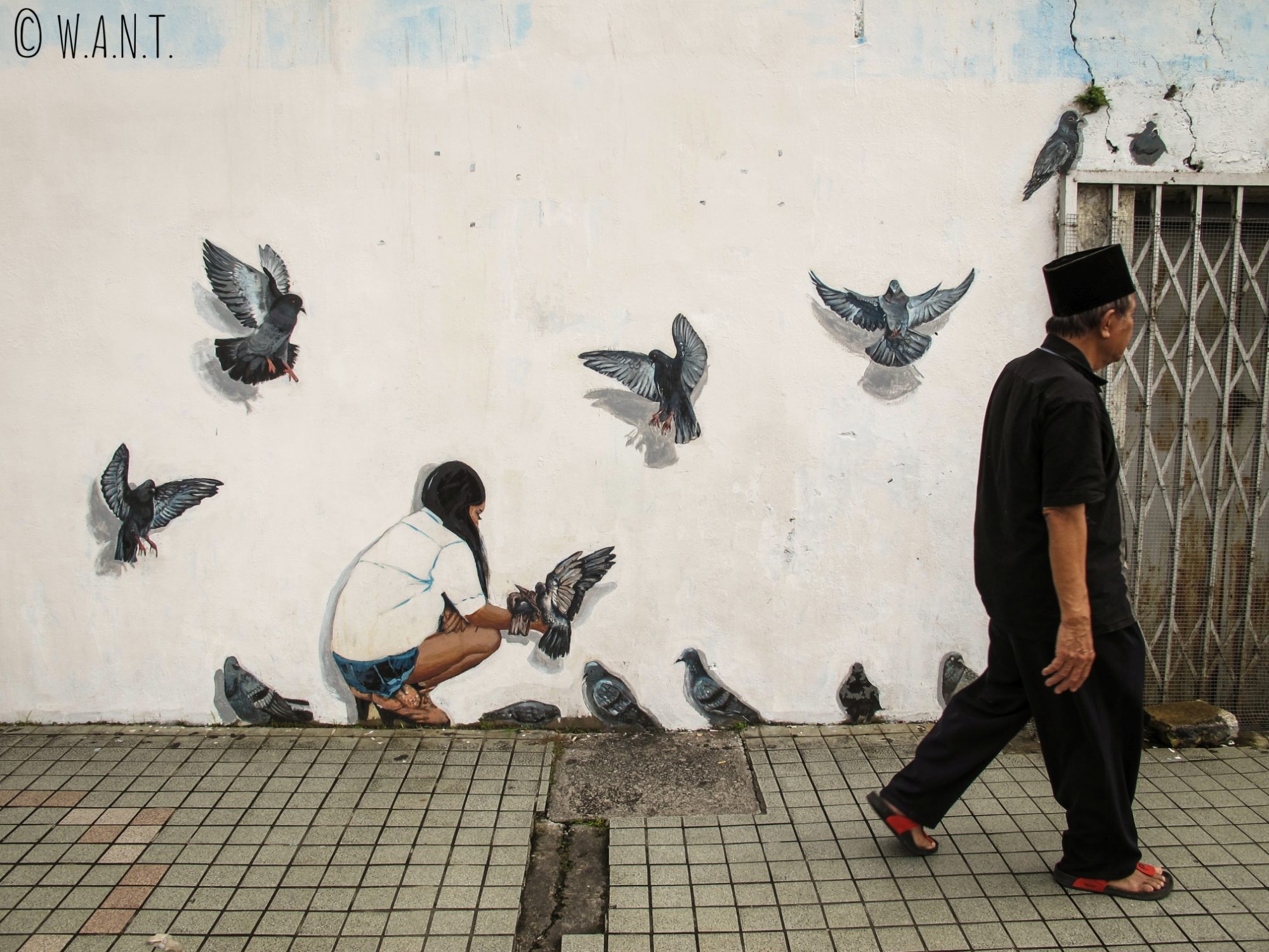 L'art de rue est très présent dans le centre-ville de Kuching