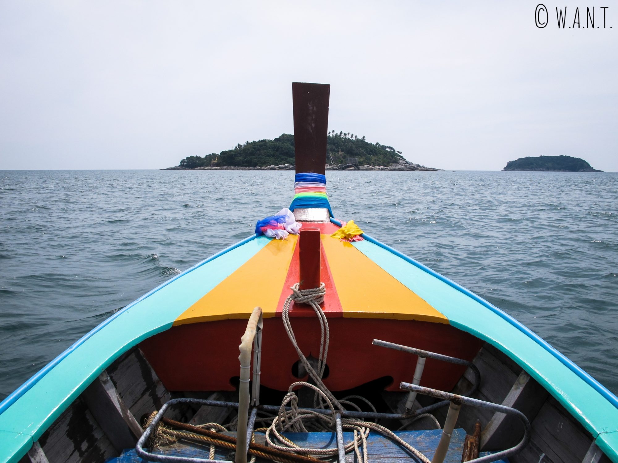 Longtail boat à la découverte des îles autour de Phuket