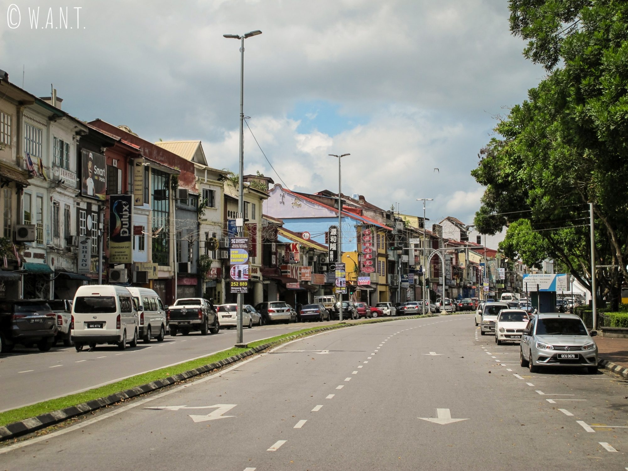 Rue Jalan Main Bazaar de Kuching