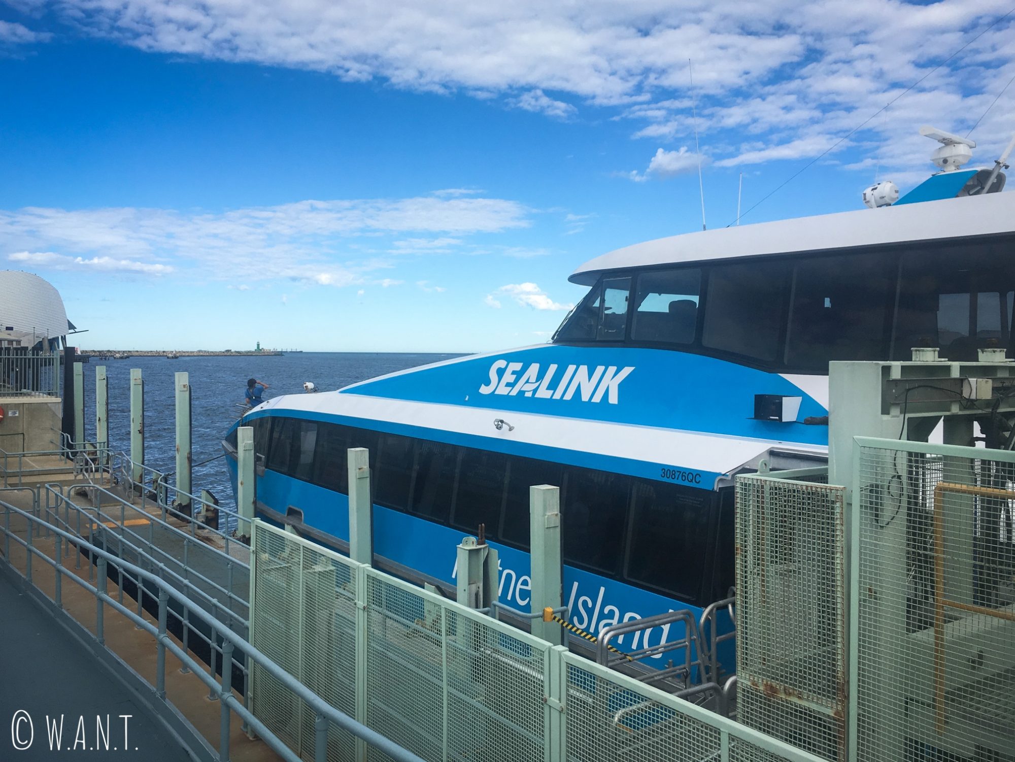 Ferry de la compagnie Sealink pour rejoindre Rottnest Island