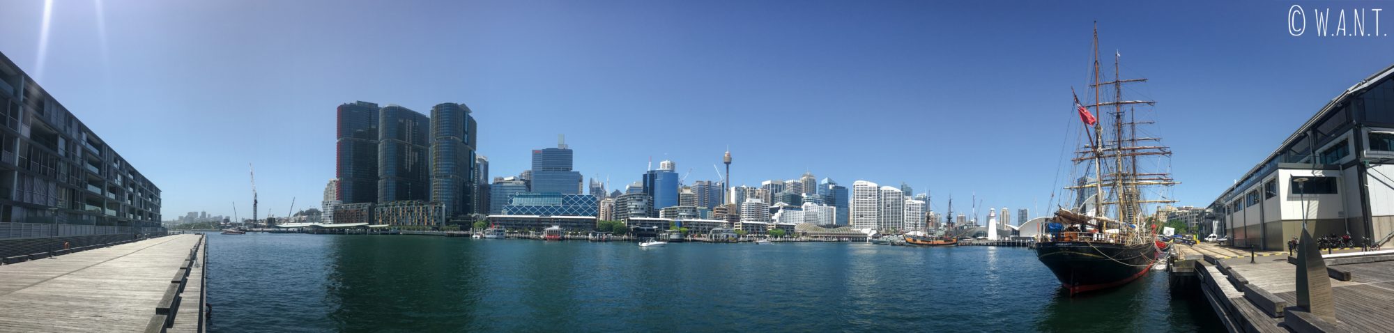 Panorama de Darling Harbour à Sydney
