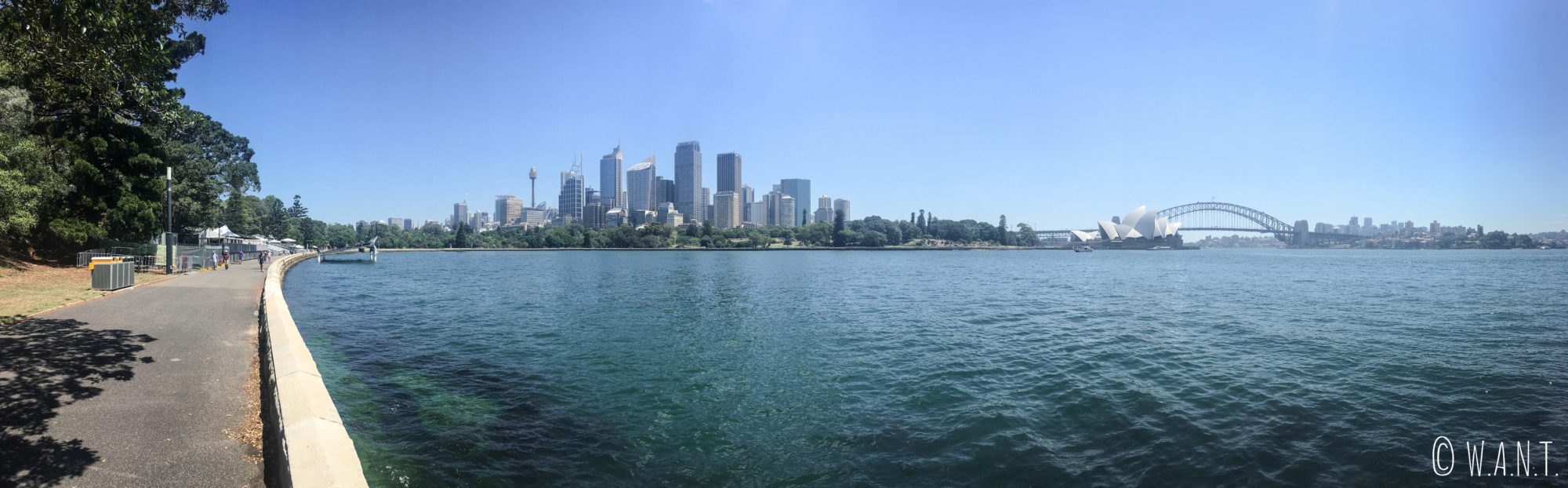 Panorama depuis Macquarie's point à Sydney