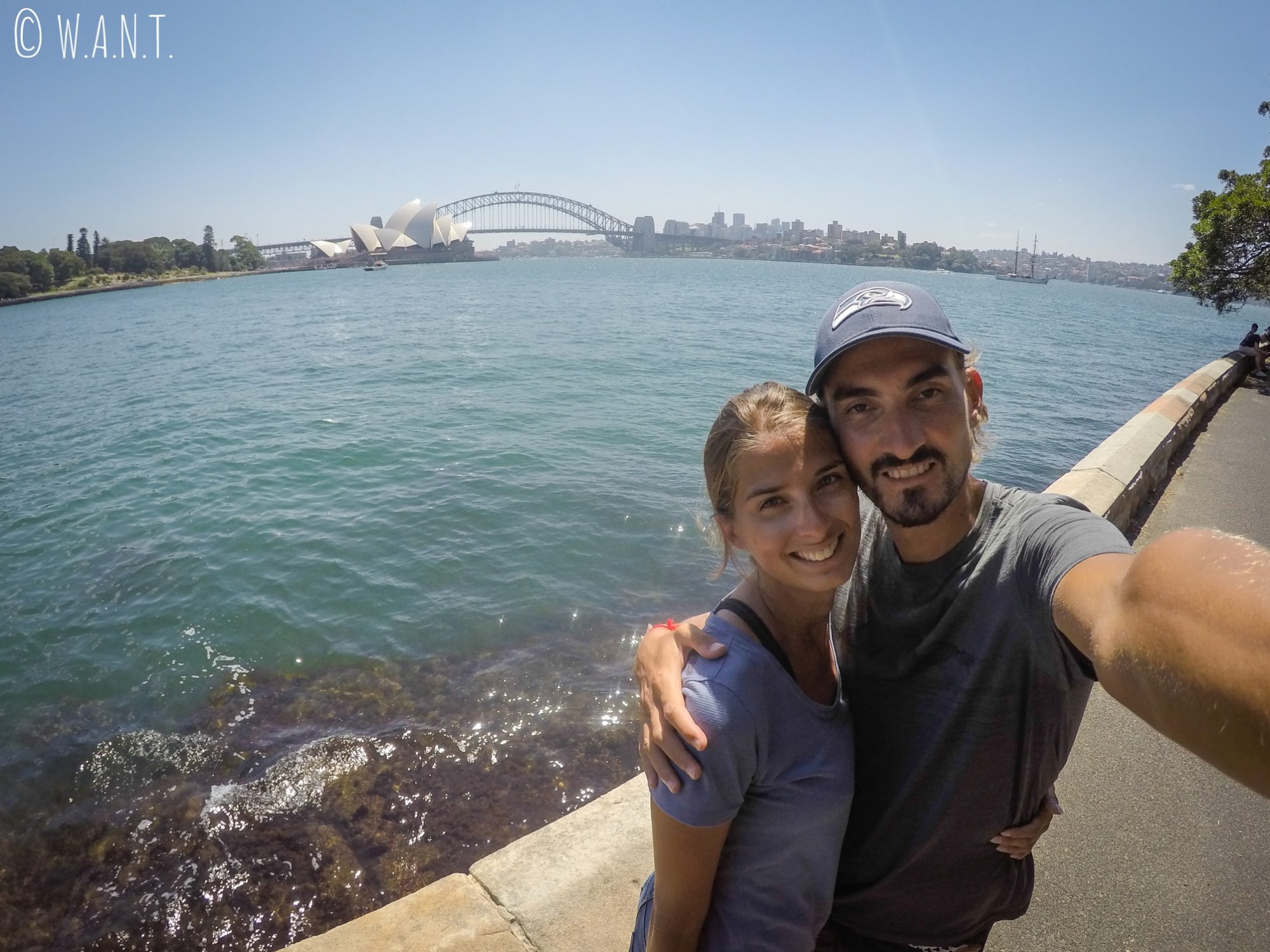 Selfie depuis Macquarie's point à Sydney
