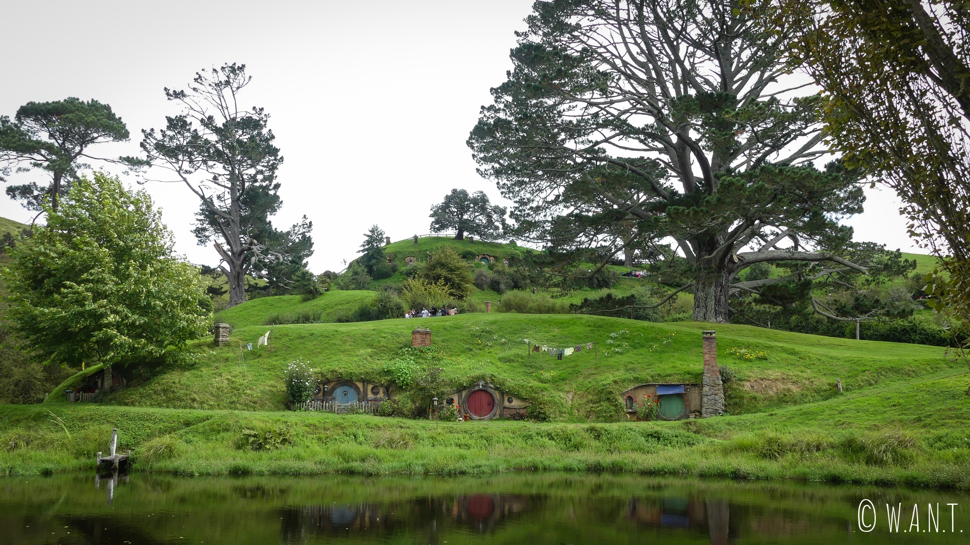Décor de Hobbiton en Nouvelle-Zélande