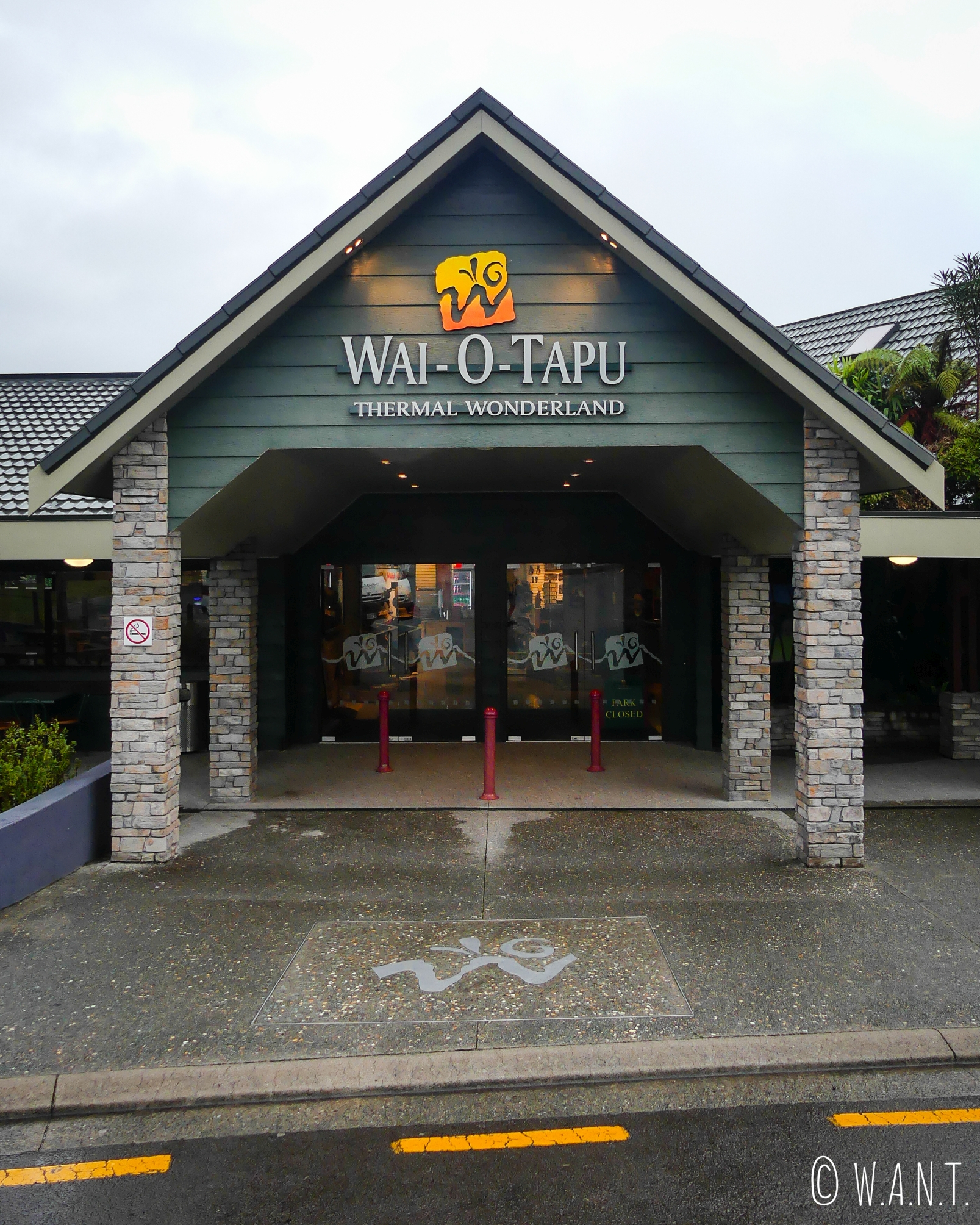 Entrée du site de Wai-O-Tapu en Nouvelle-Zélande