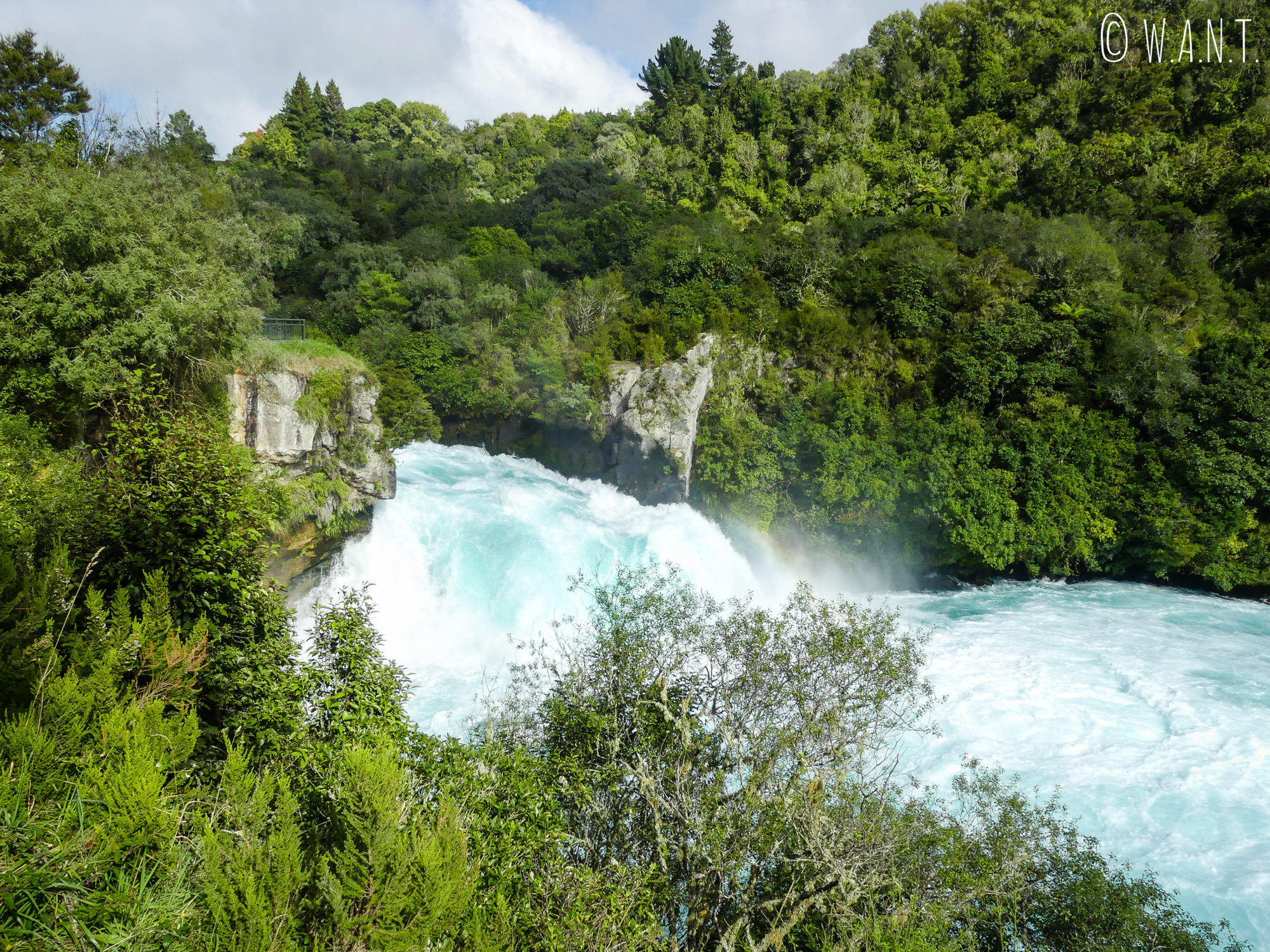 Il est impressionnant de se rendre aux Huka Falls, située près de Tapo en Nouvelle-Zélande