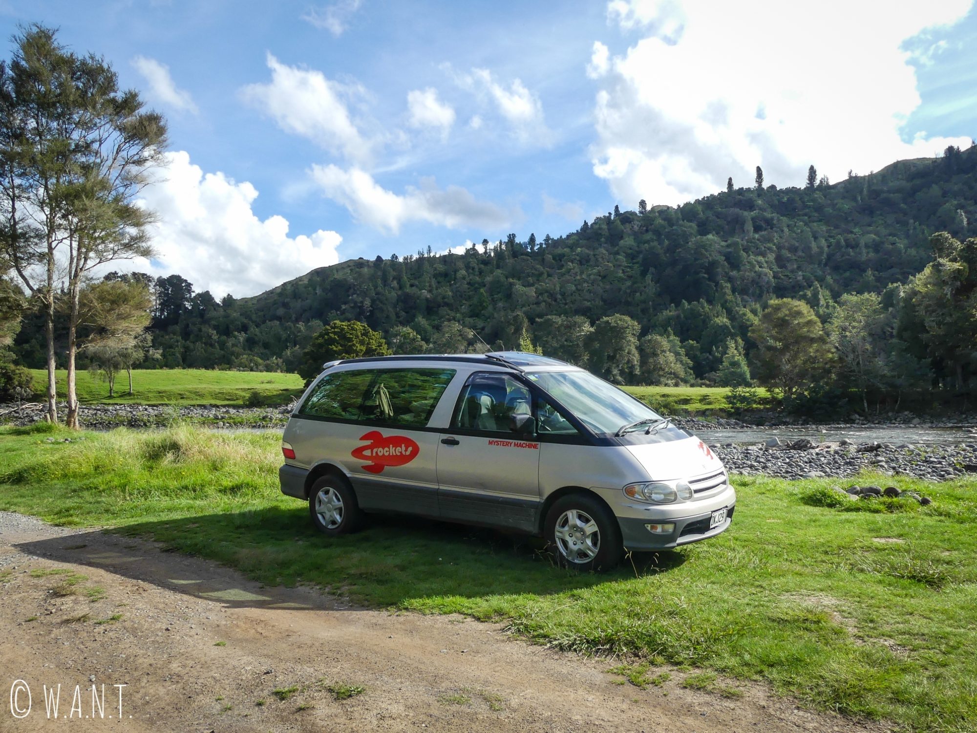 Le Ruatiti Domain est un camping en pleine nature, près de Tongariro en Nouvelle-Zélande