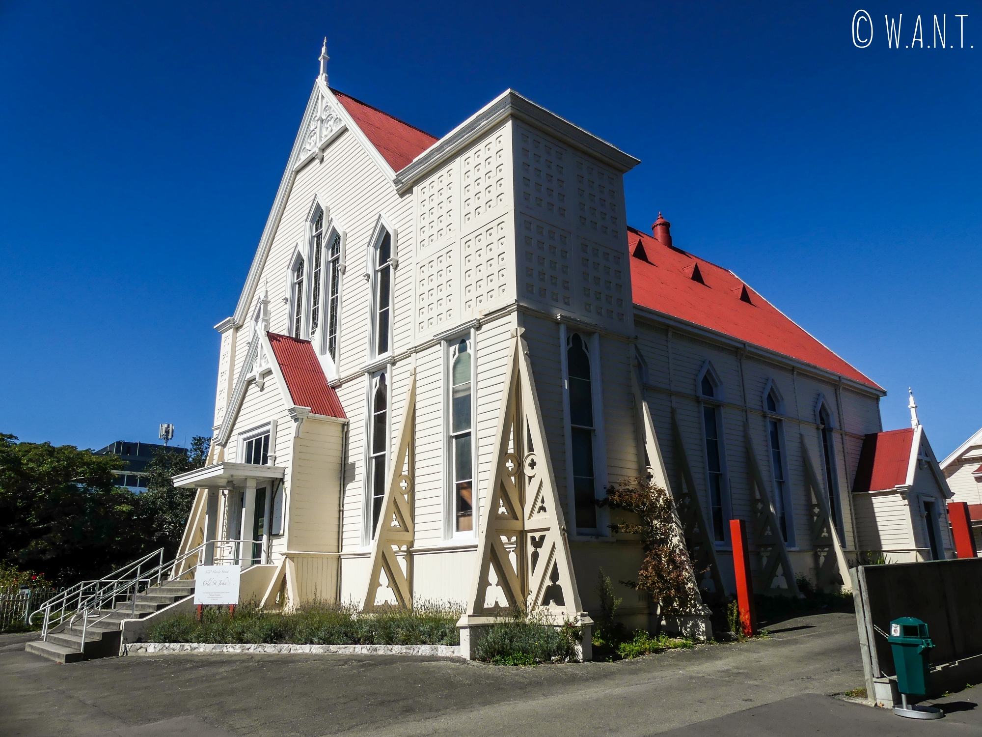 Église dans les rues de Nelson sur l'île du sud de la Nouvelle-Zélande