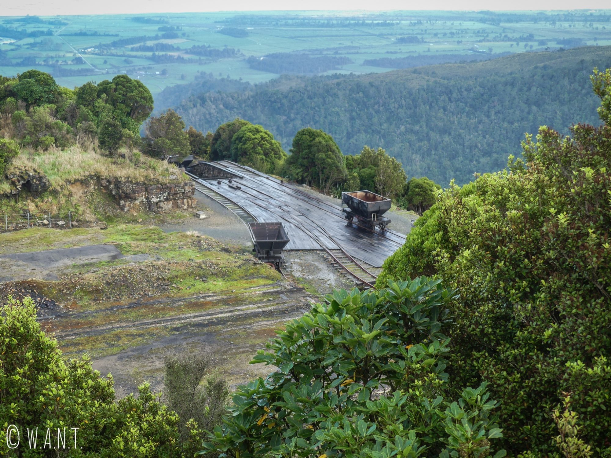 Passé minier de la ville de Denniston en Nouvelle-Zélande